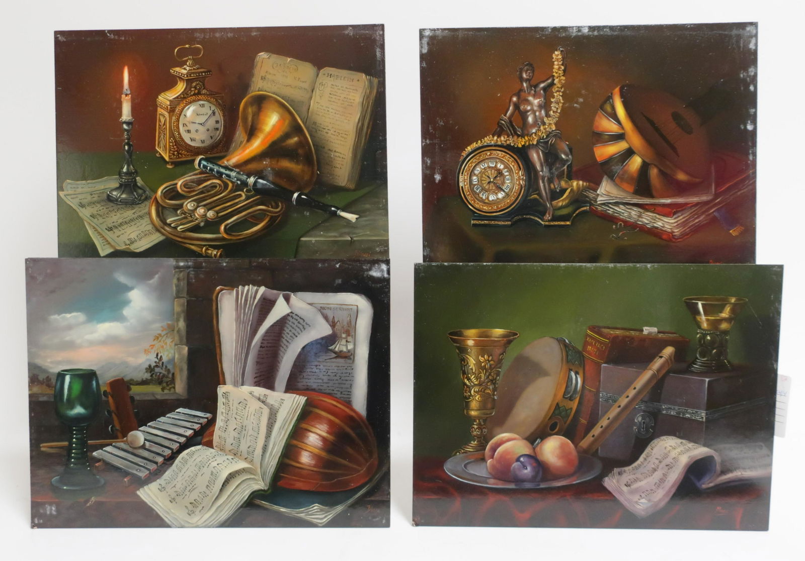 Bela Blinczinger, 4 Works on Board, O/B (1 of 3)