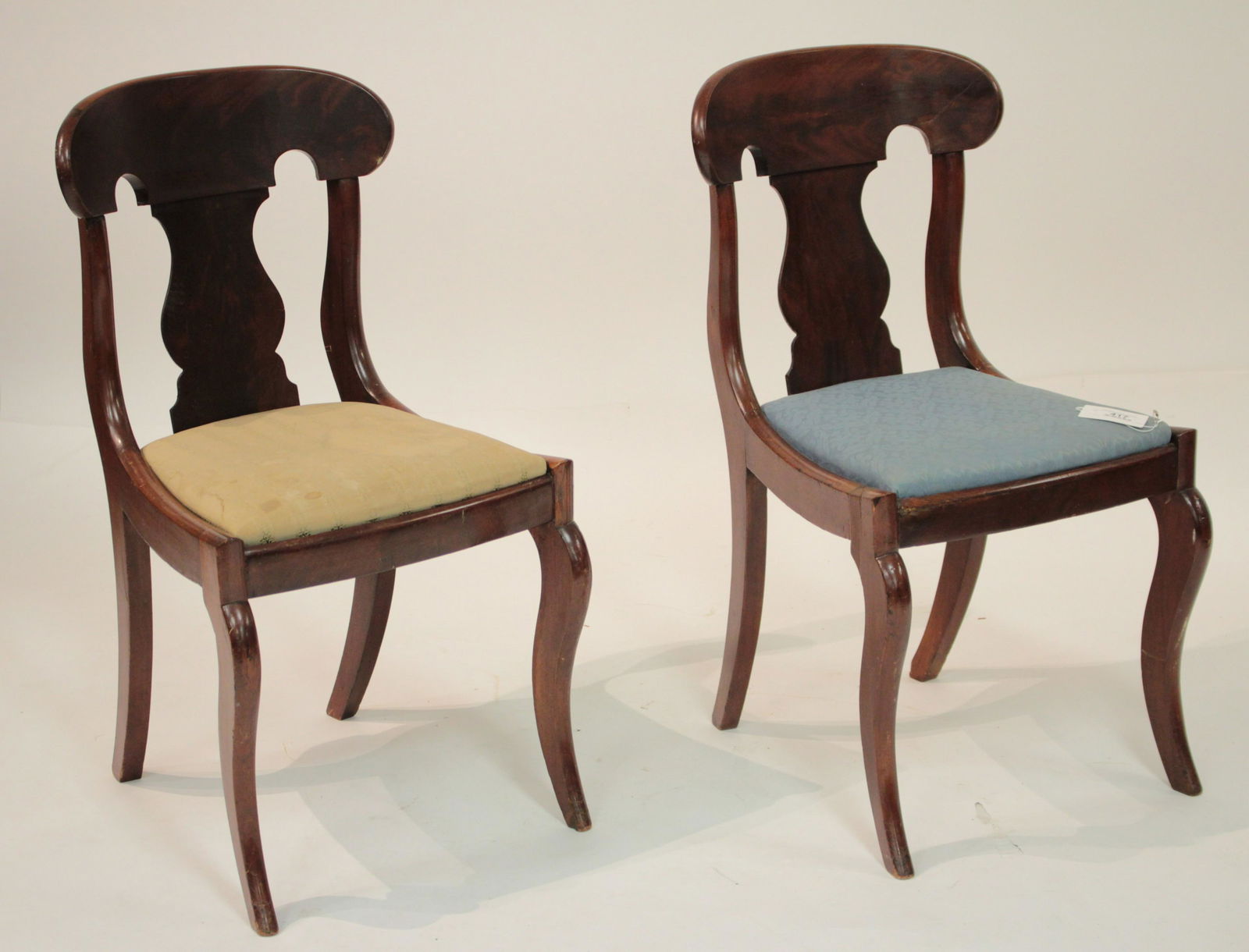 Pair of Mahogany Empire Side Chairs (1 of 2)