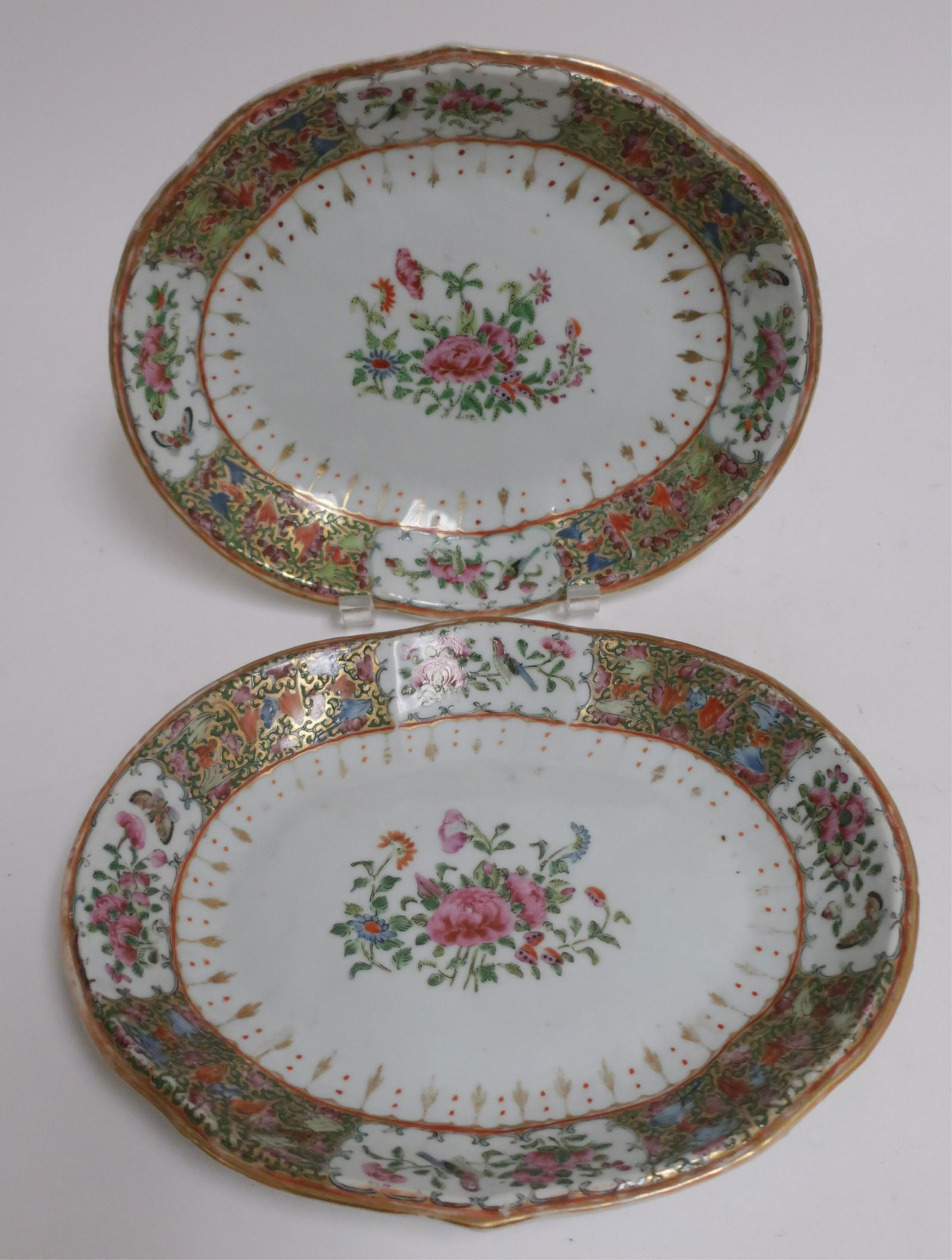 Pr Chinese Export Famille Rose Serving Dishes (1 of 2)