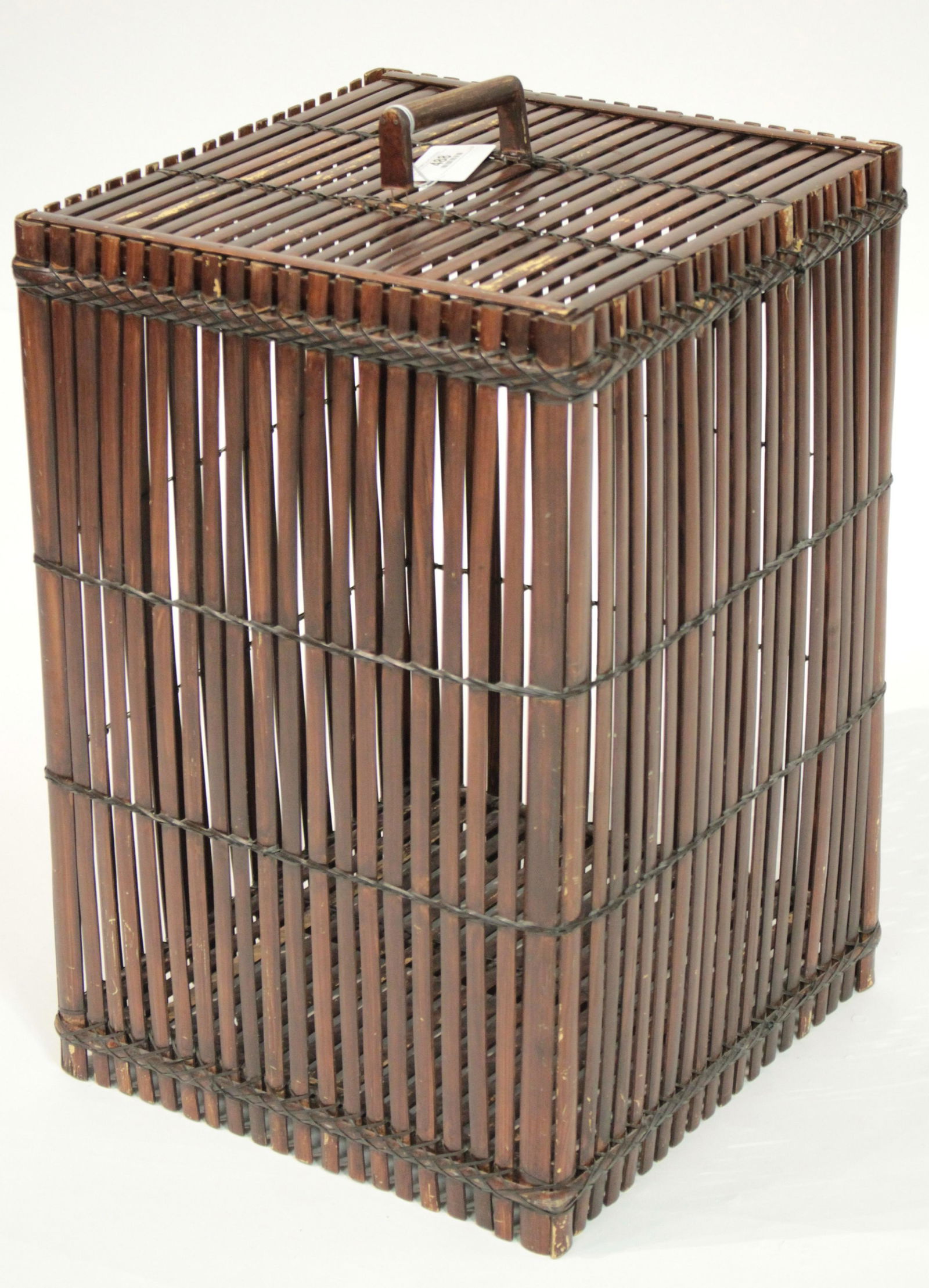 Split Bamboo Laundry Basket (1 of 2)