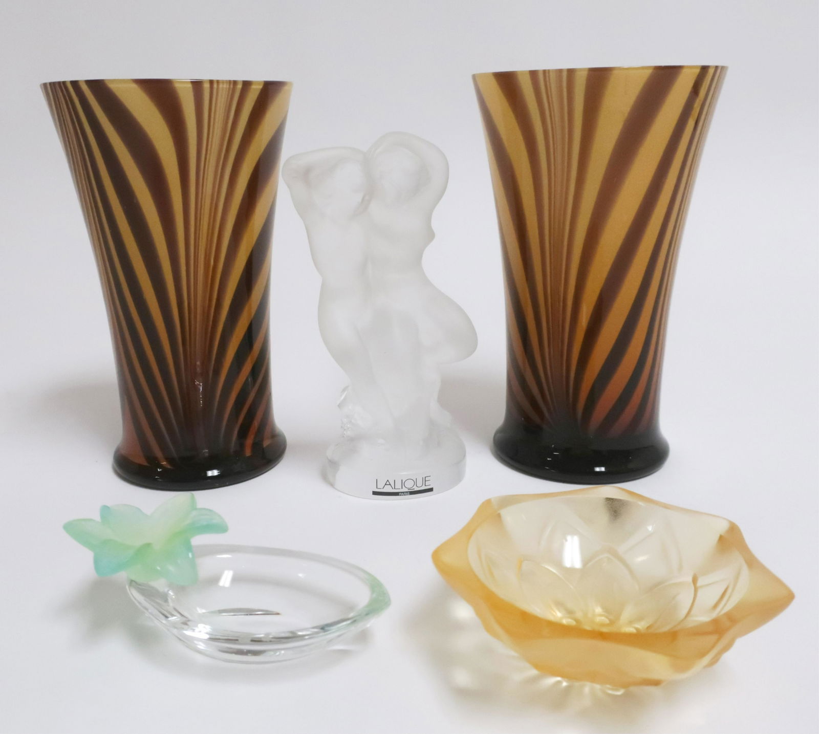 Modern Art Glass Pieces, Lalique, Daum & others (1 of 7)