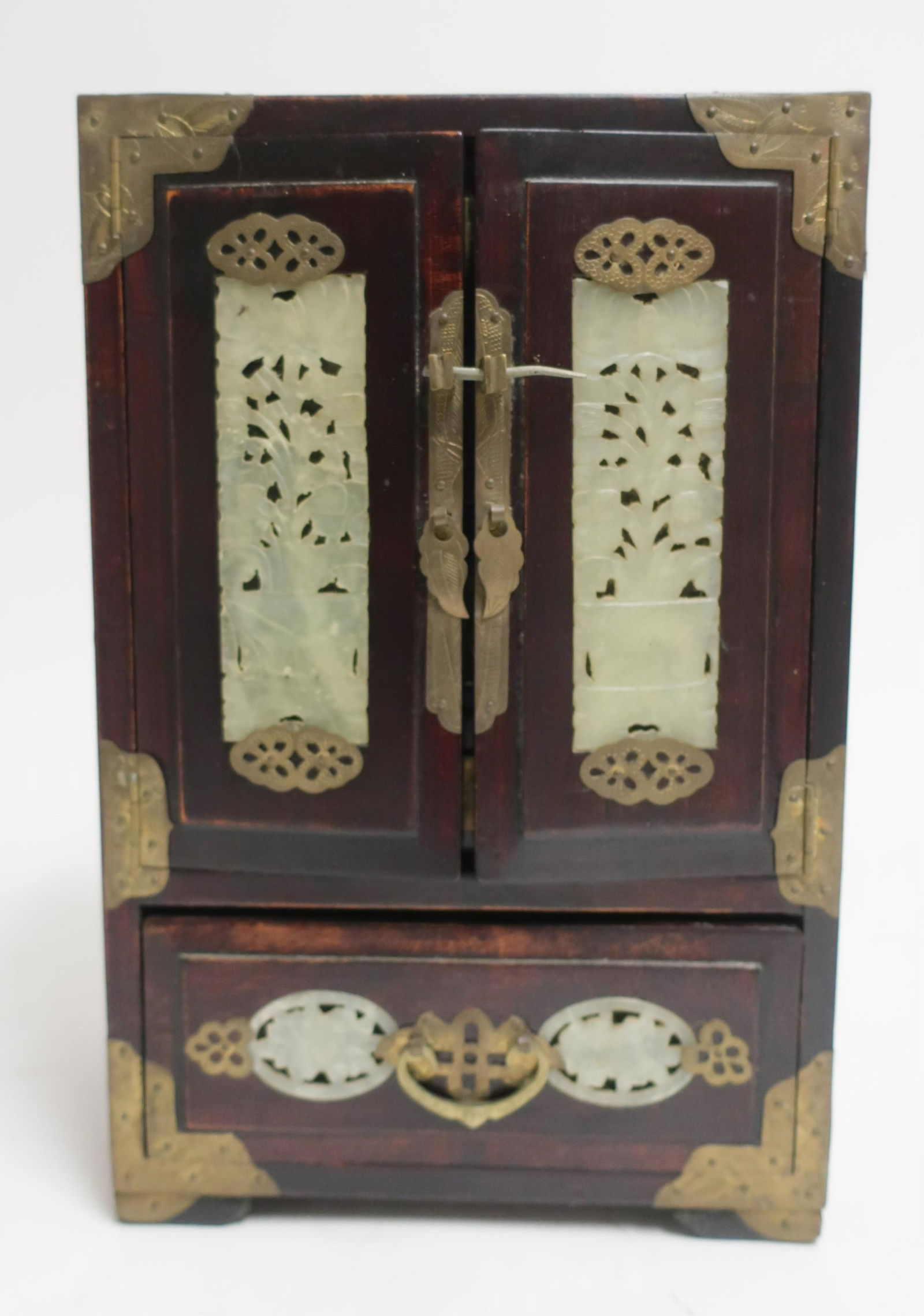 Vintage Chinese Diminuitive Jewelry Cabinet (1 of 2)