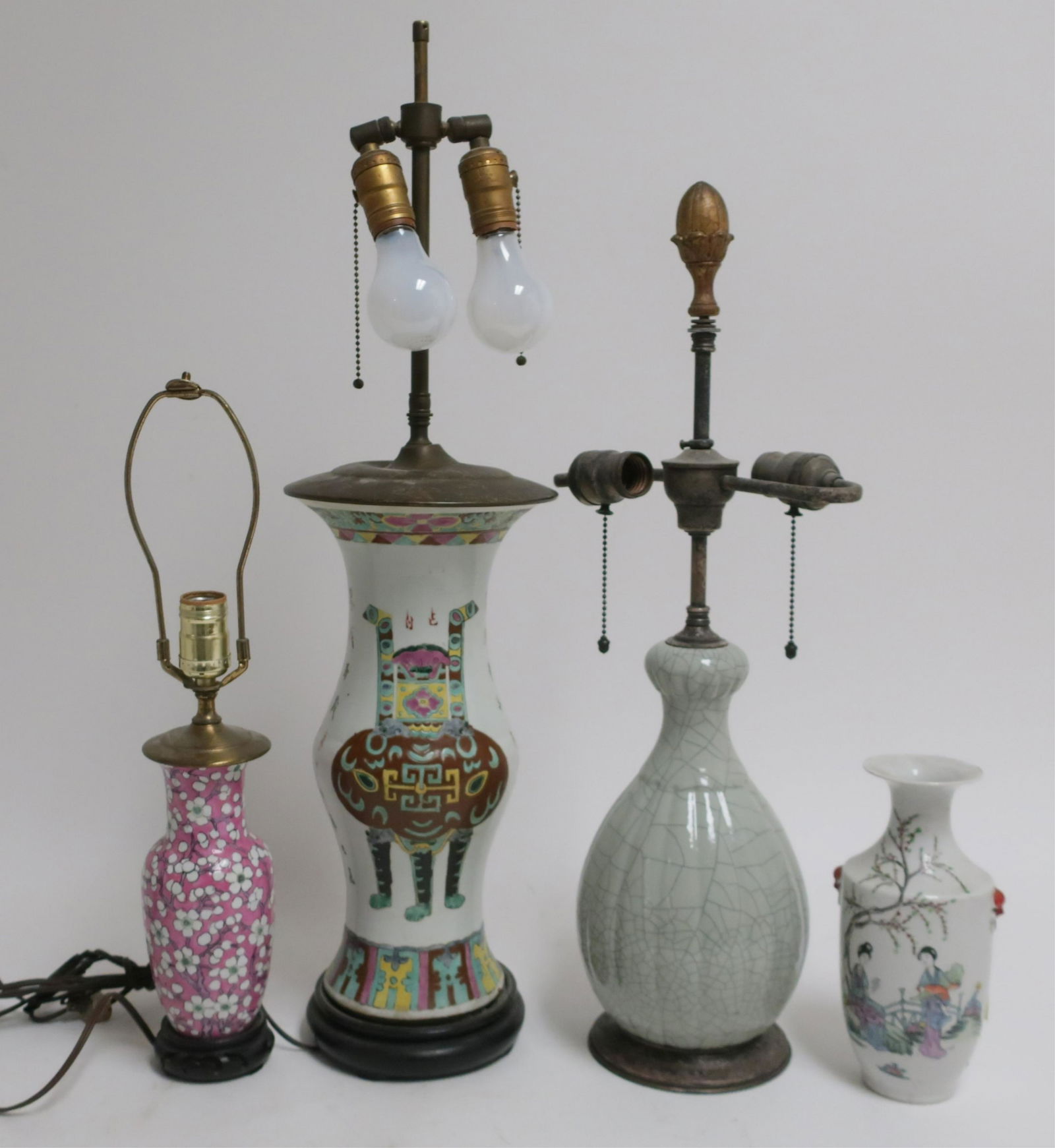 4 Asian Inspired Lamps, Vase (1 of 2)