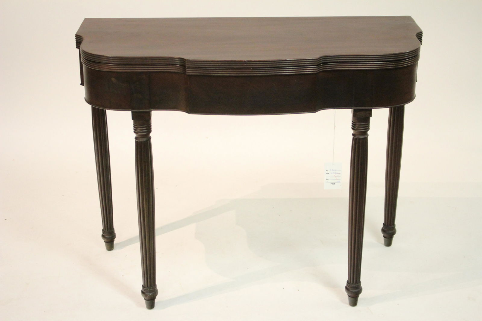 Federal Style Mahogany Games Table, 19th C. (1 of 3)