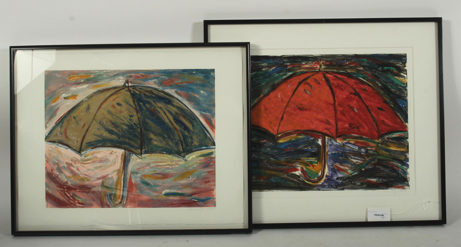Helen Oji, Umbrella I & II Monoprints (1 of 4)