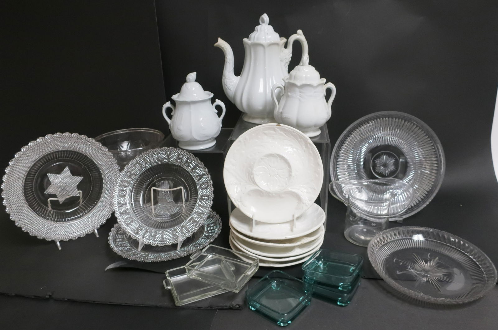 Ironstone, Glass Serving Wares (1 of 1)