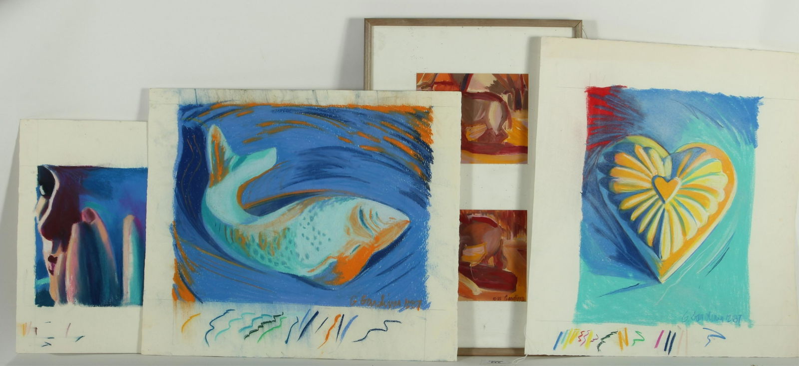 4 Ginnie Gardiner Pastelsand Acrylic on Paper (1 of 5)