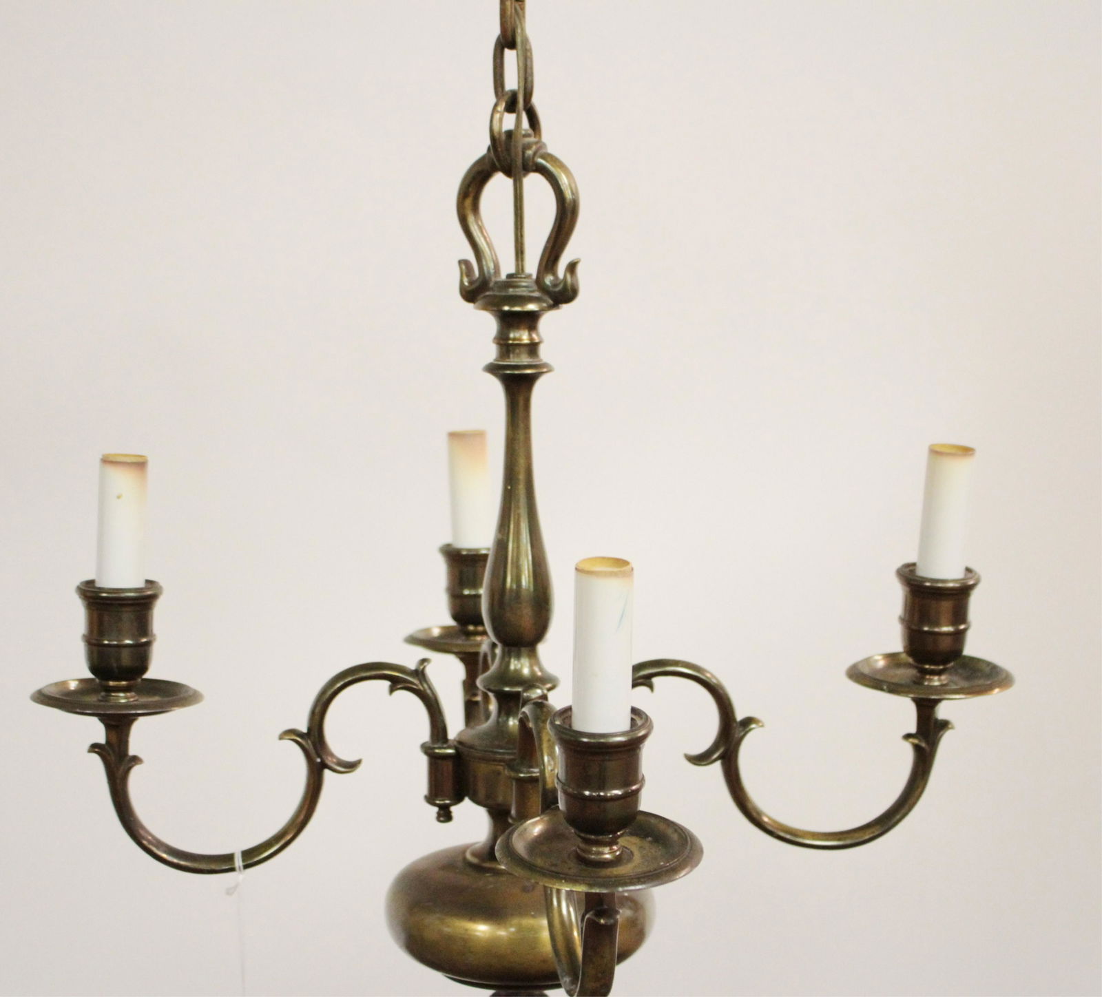 Four Light Scroll Arm Chandelier (1 of 5)