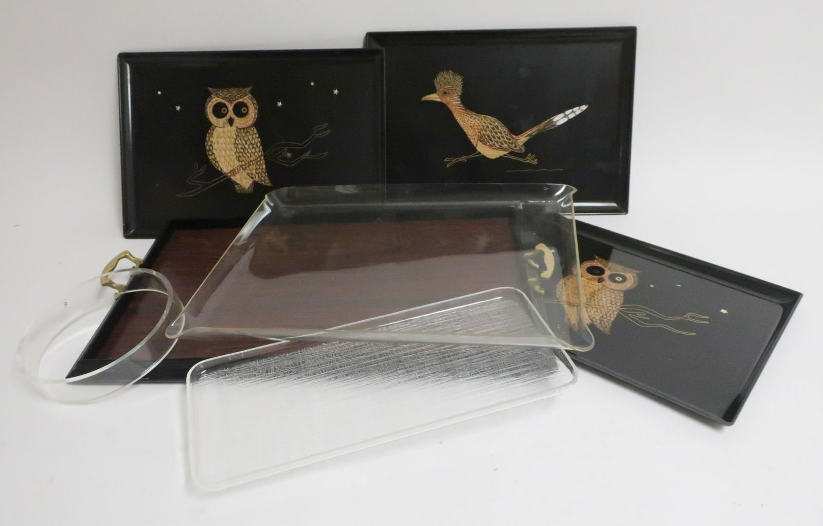 6 Mid Century Modern Serving Trays (1 of 1)