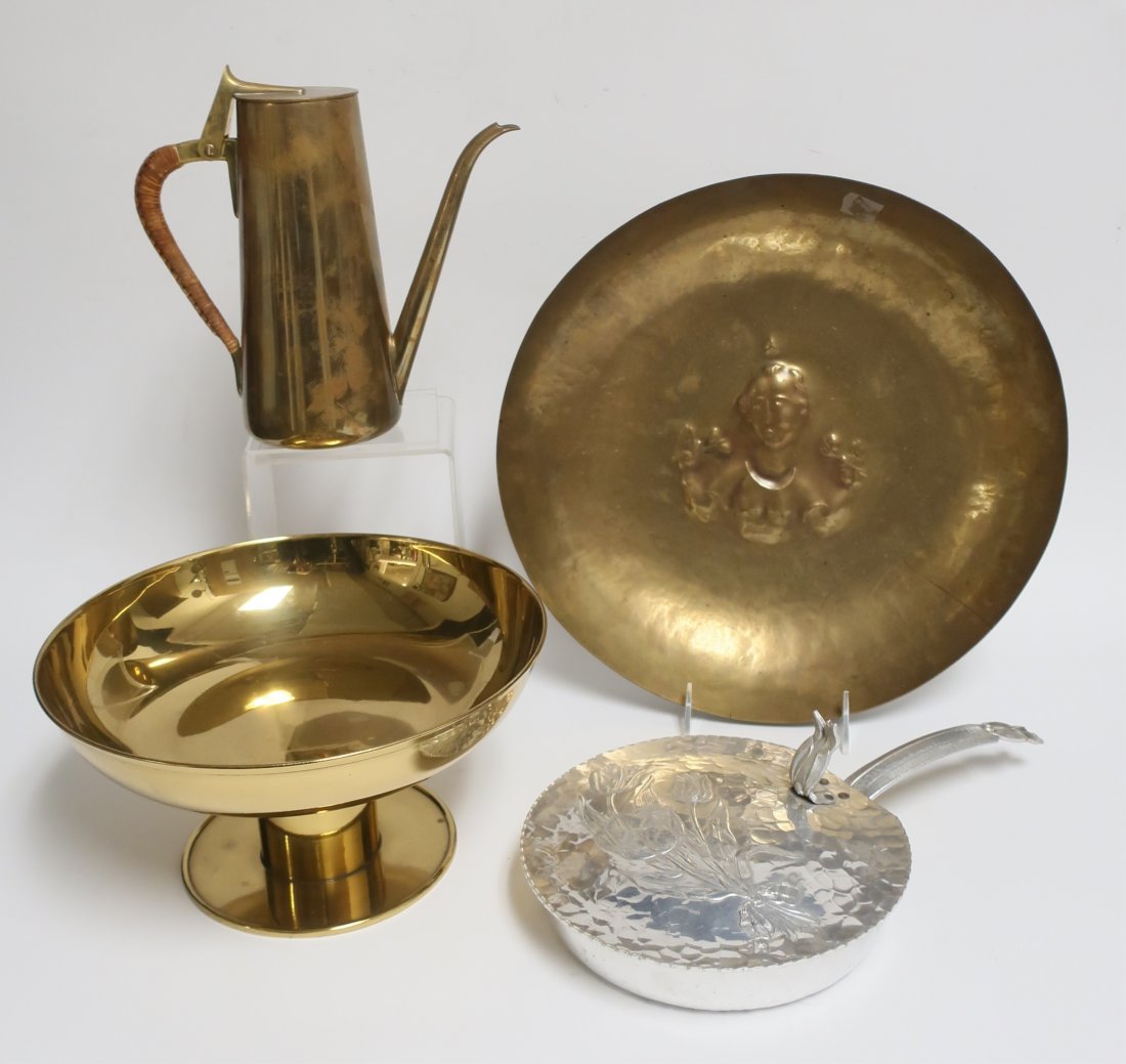 Group of Early 20th C. Brass Table Objects (1 of 7)