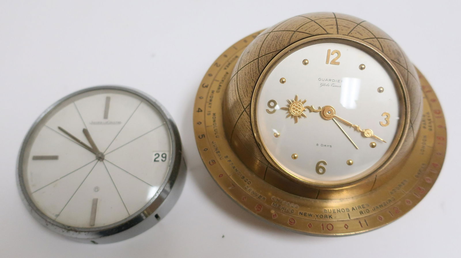 Jaeger-Le Coultre Clock & Guardier Clock (1 of 5)