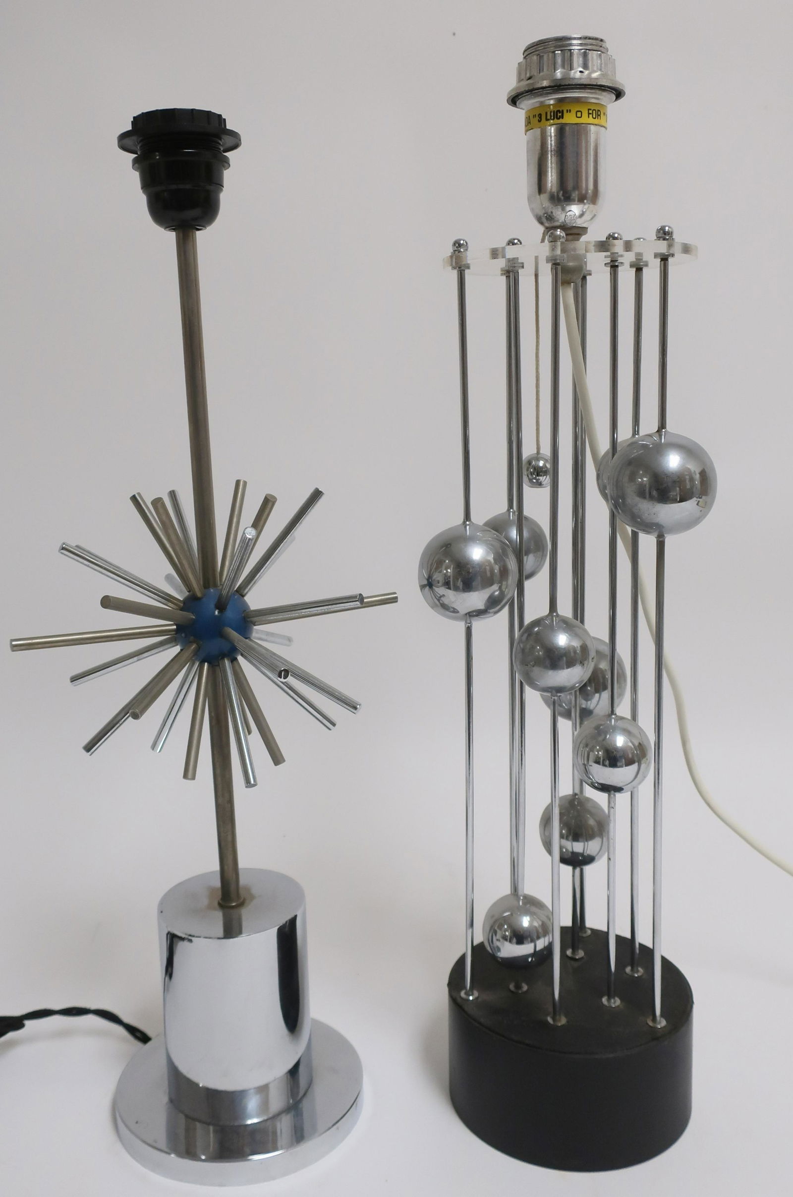 2 Modern Satalite Chrome Lamps (1 of 7)