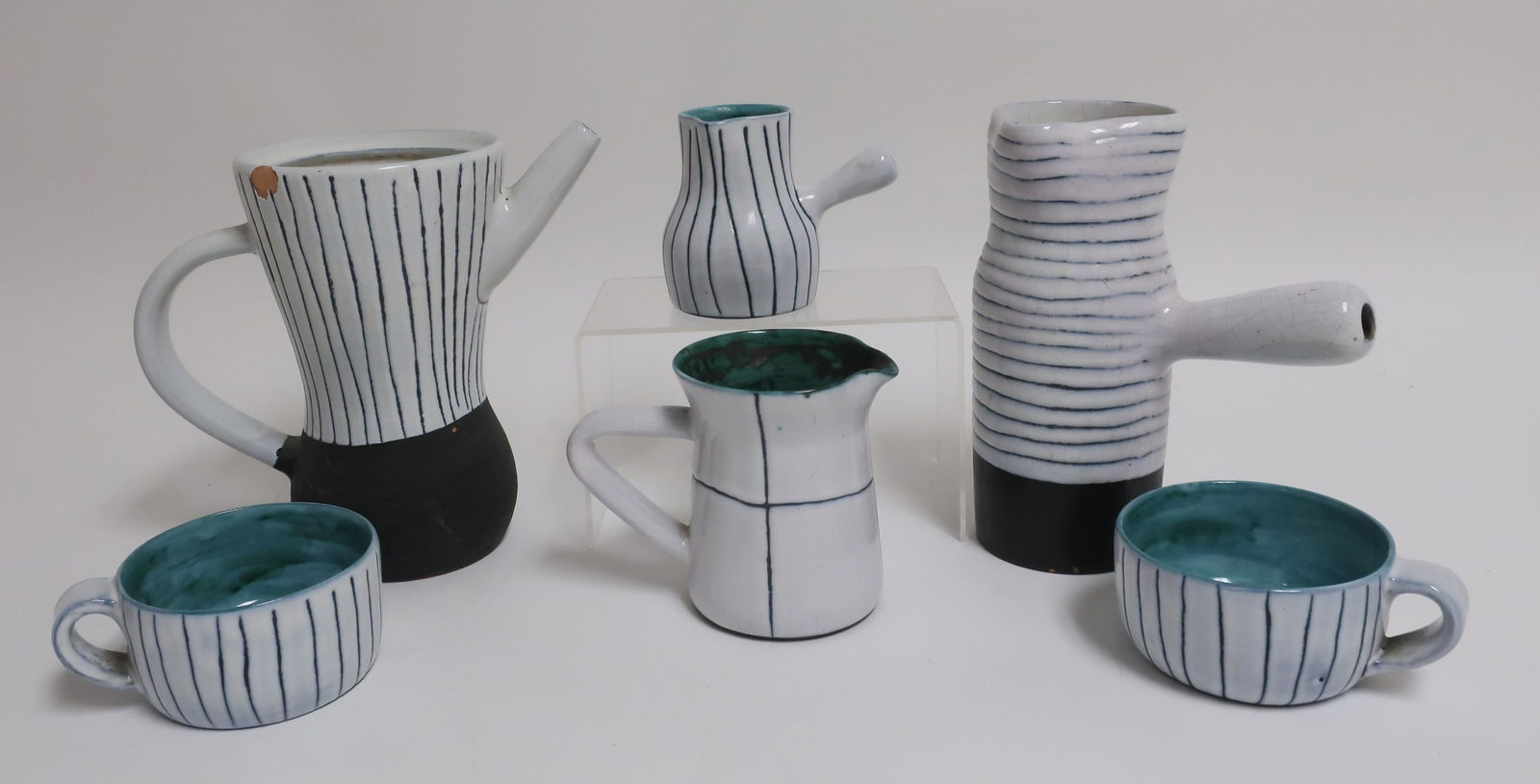 Jacques Innocenti, ceramic pitchers/mugs (1 of 6)