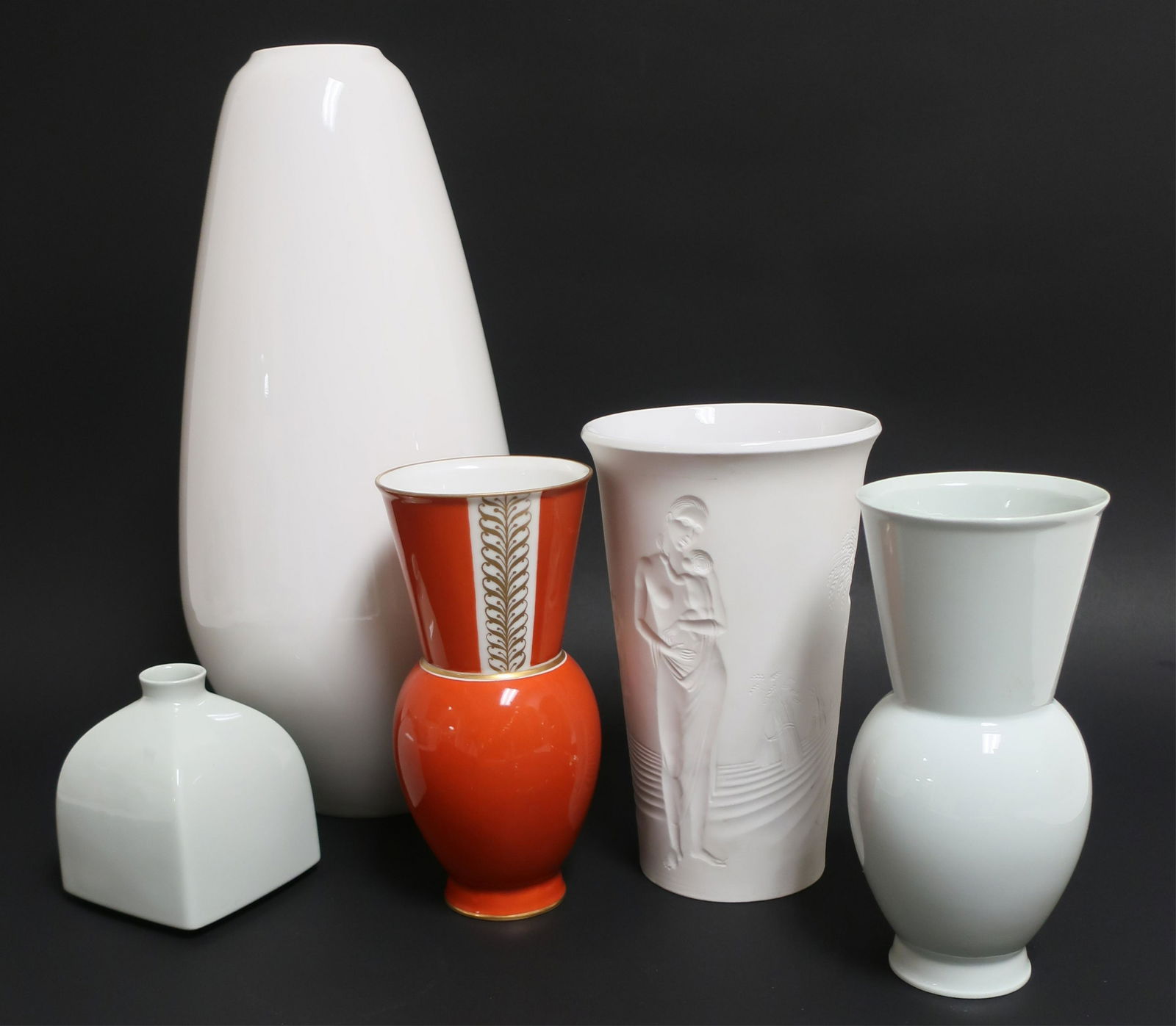 5 Various Modern KPM Porcelain Vases (1 of 5)
