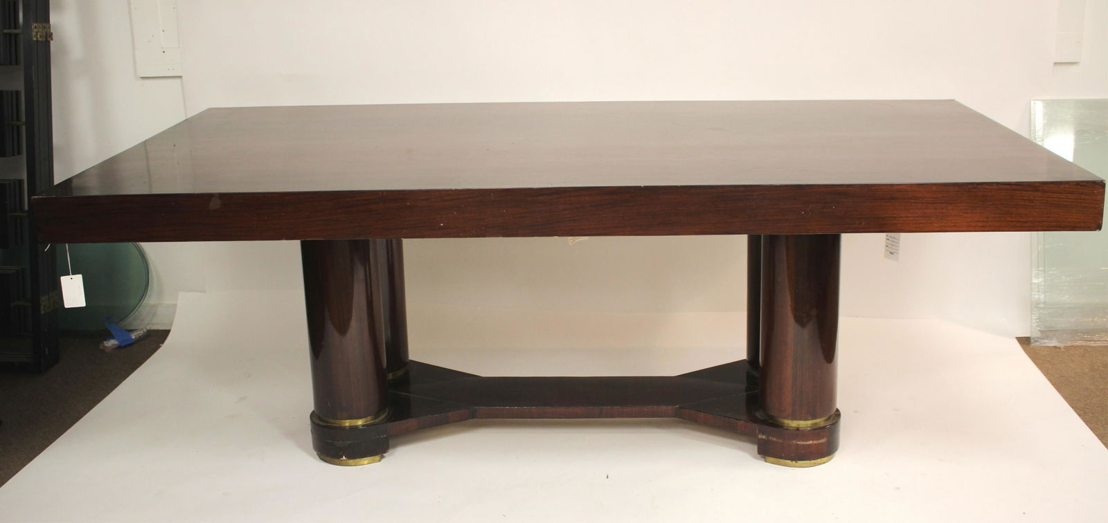 Art Deco 30's Rosewood Draw-leaf Dining Table (1 of 9)