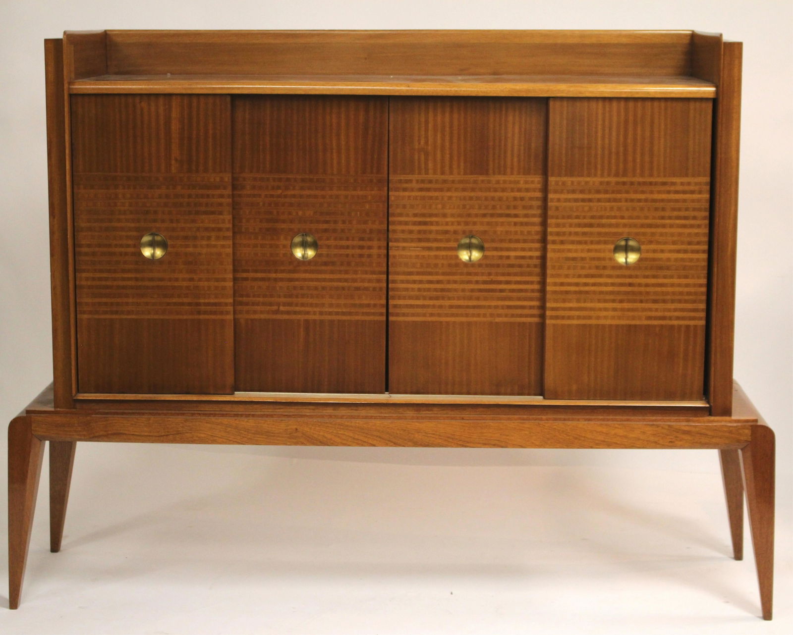 Art Deco Inlaid Mahogany Cabinet, circa 1930 (1 of 4)