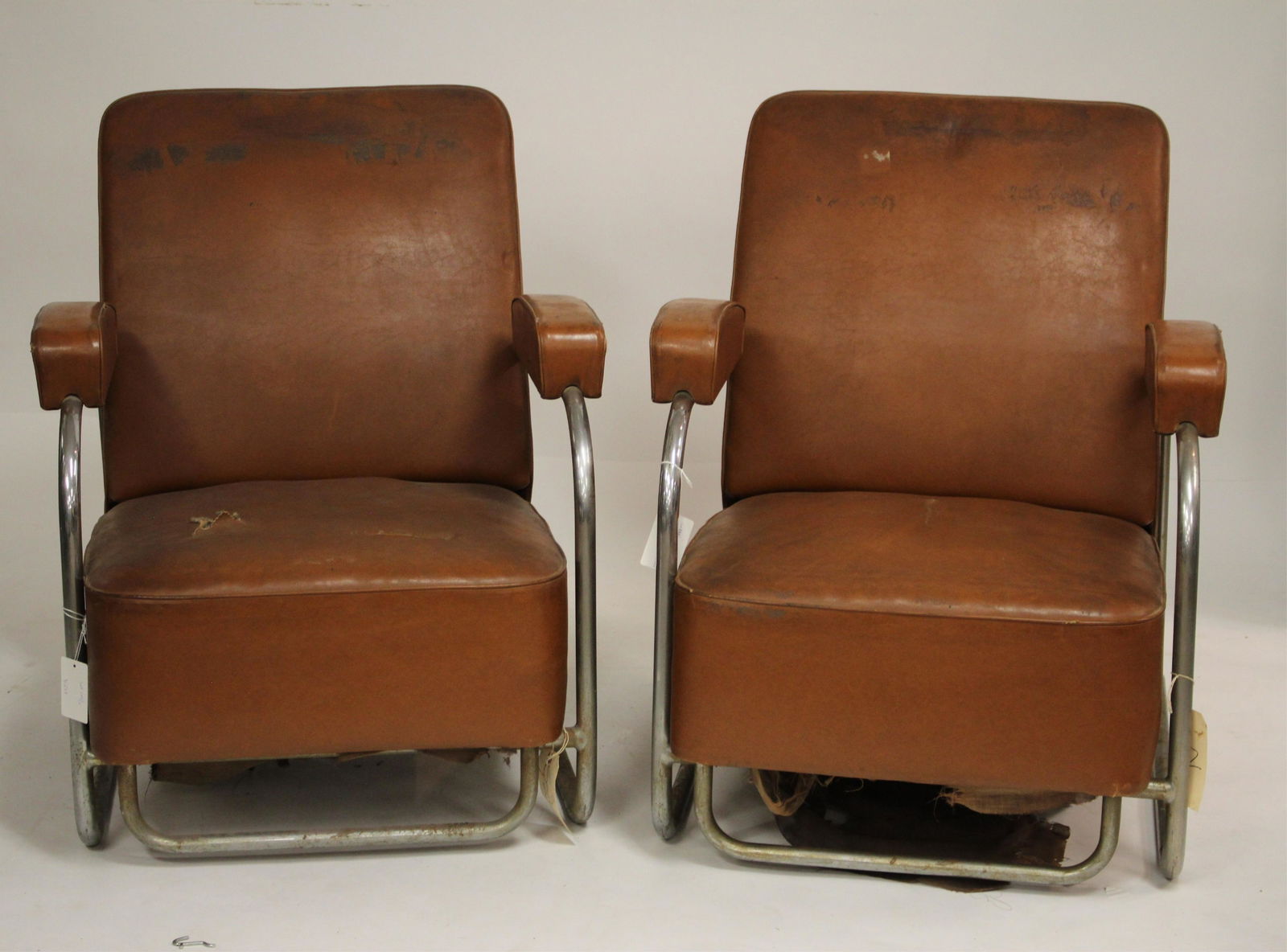 Pair of Art Deco Chrome Armchairs, KEM Weber (1 of 7)