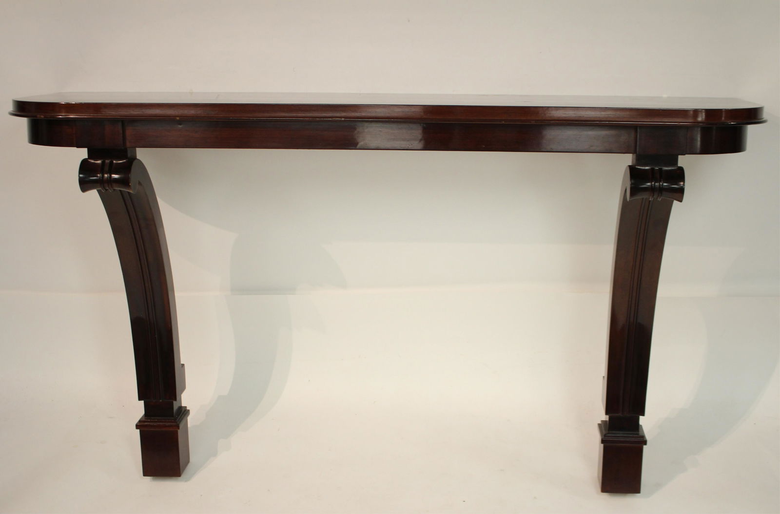 Art Deco Mahogany Console, manner Leleu c.1935 (1 of 4)