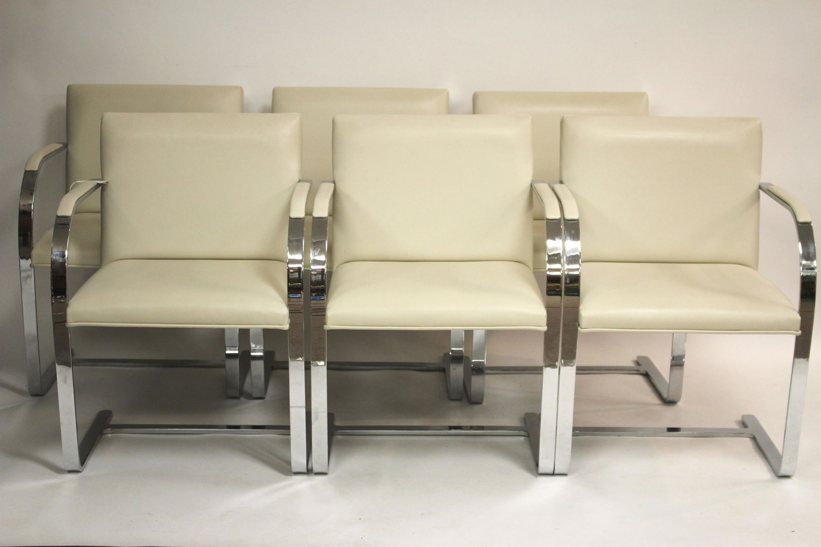 6 Mies Van De Rohe Brno Style Armchairs (1 of 6)