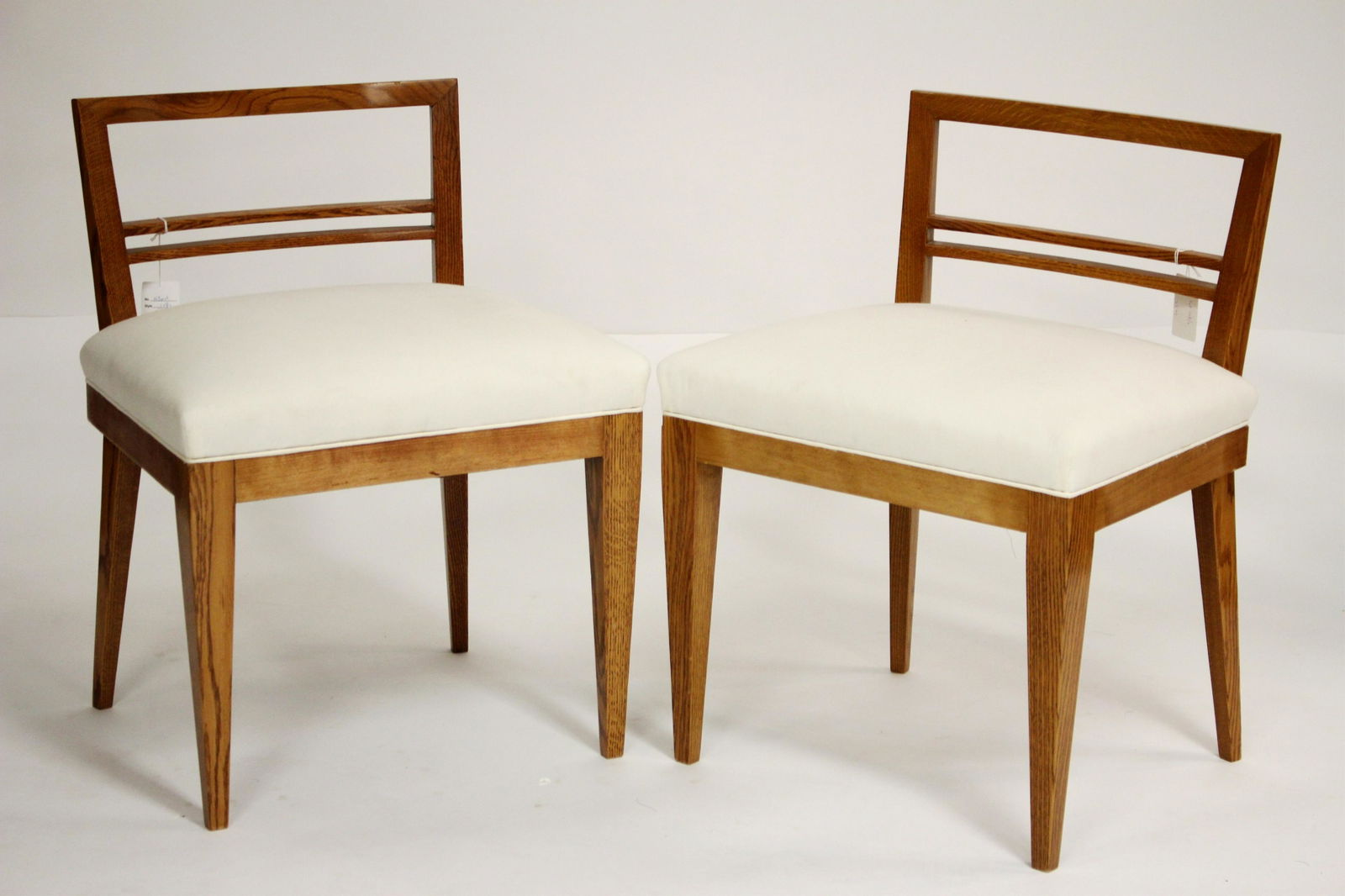 Pair Mid Century Oak Side Chairs (1 of 3)