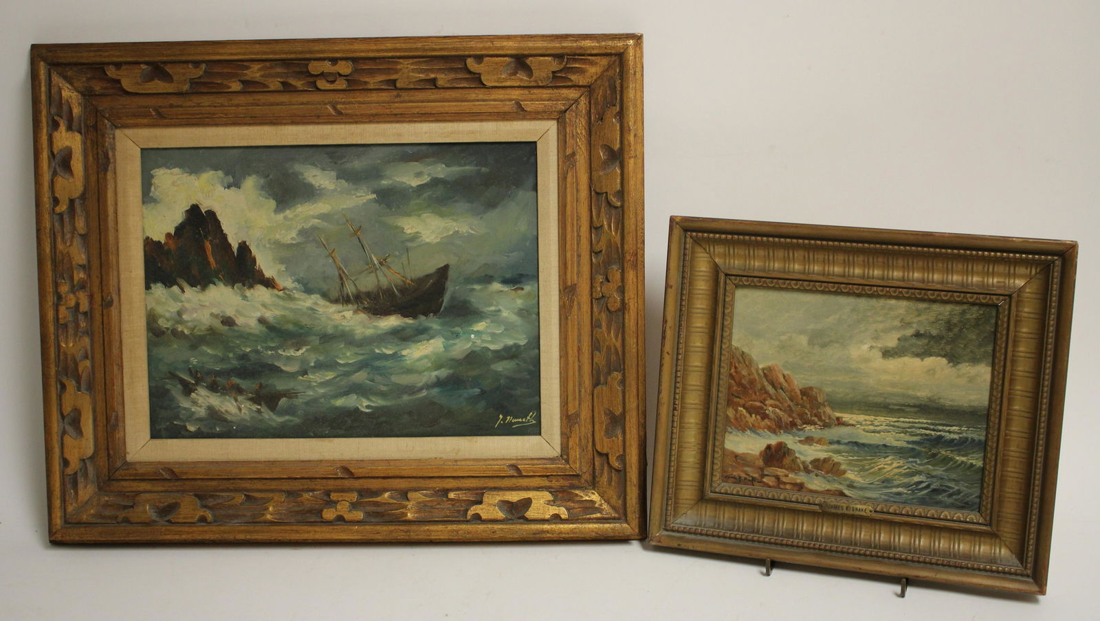 James R. Drake Surf O/B and a Seascape (1 of 3)