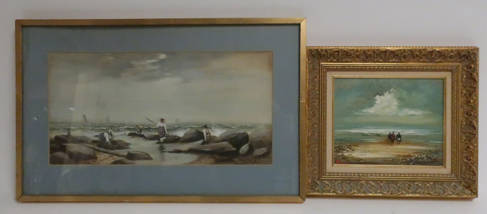 Julien Pokisse (France) W/C; Figures, Low Tide O/C (1 of 3)