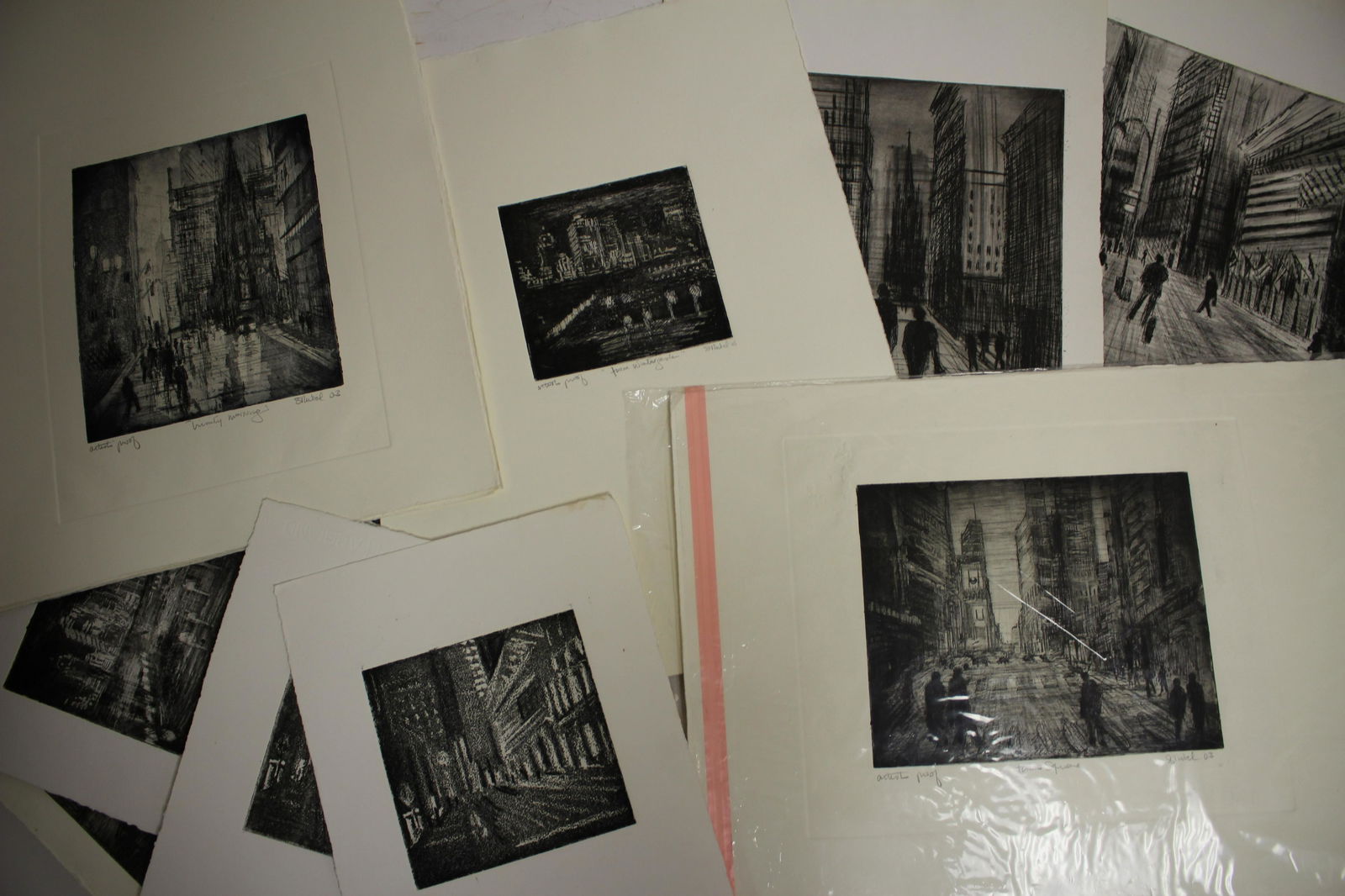 Sandra Rubel: Etchings, Aquatints, NYC C. 2003 (1 of 4)