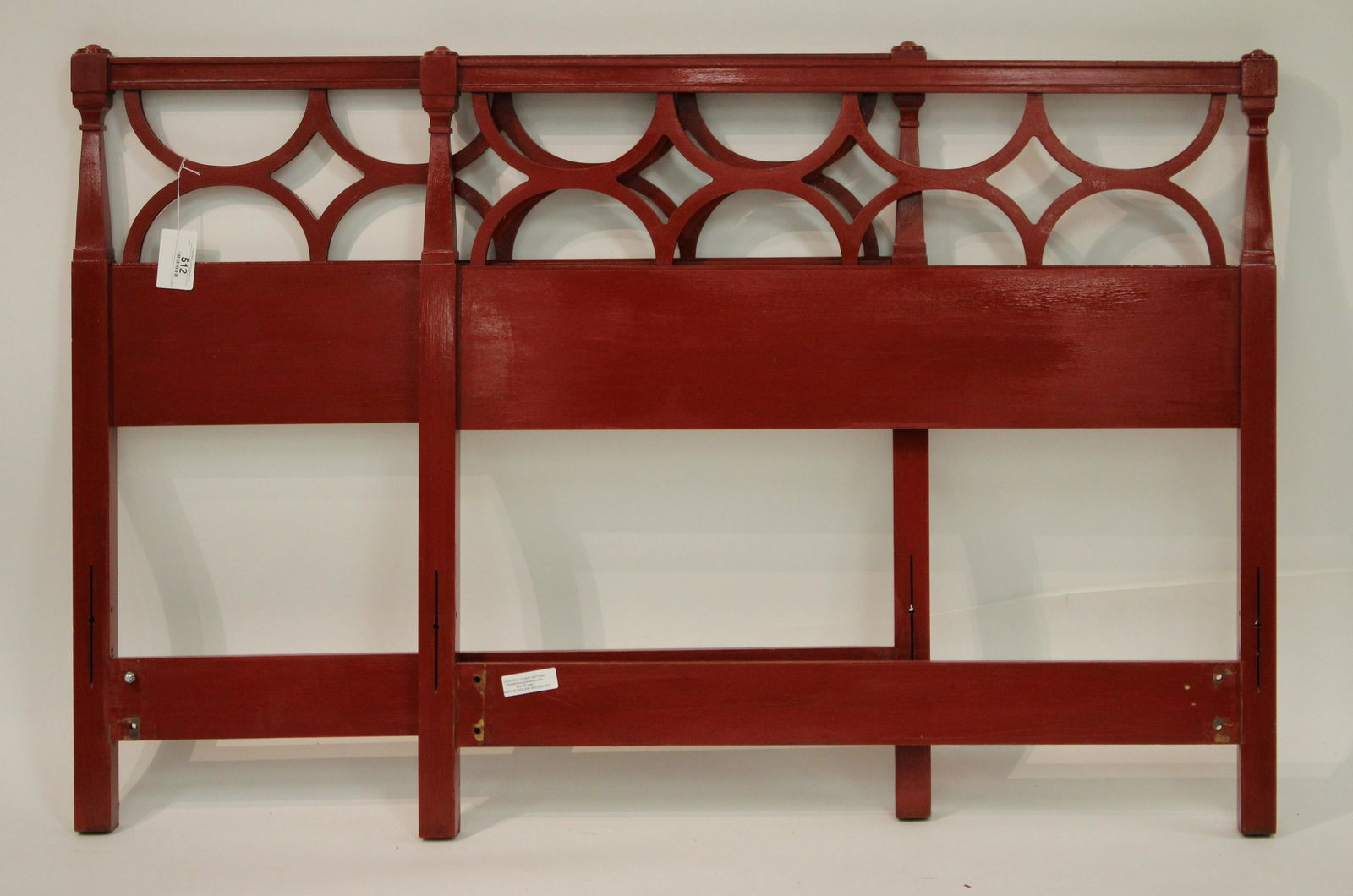 Red Painted Day Bed Head & Foot boards (1 of 3)