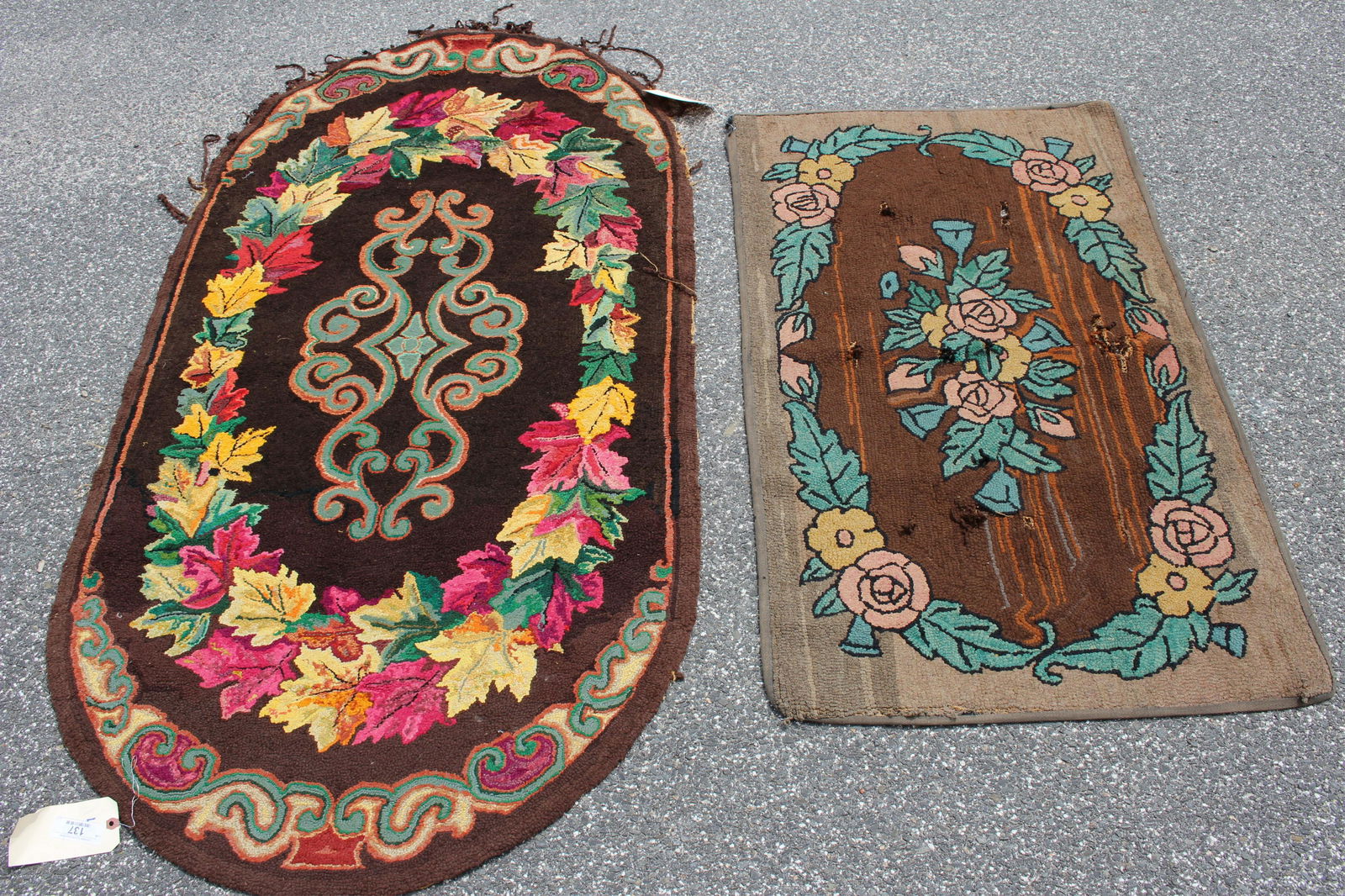 2 Hooked Rugs (1 of 3)