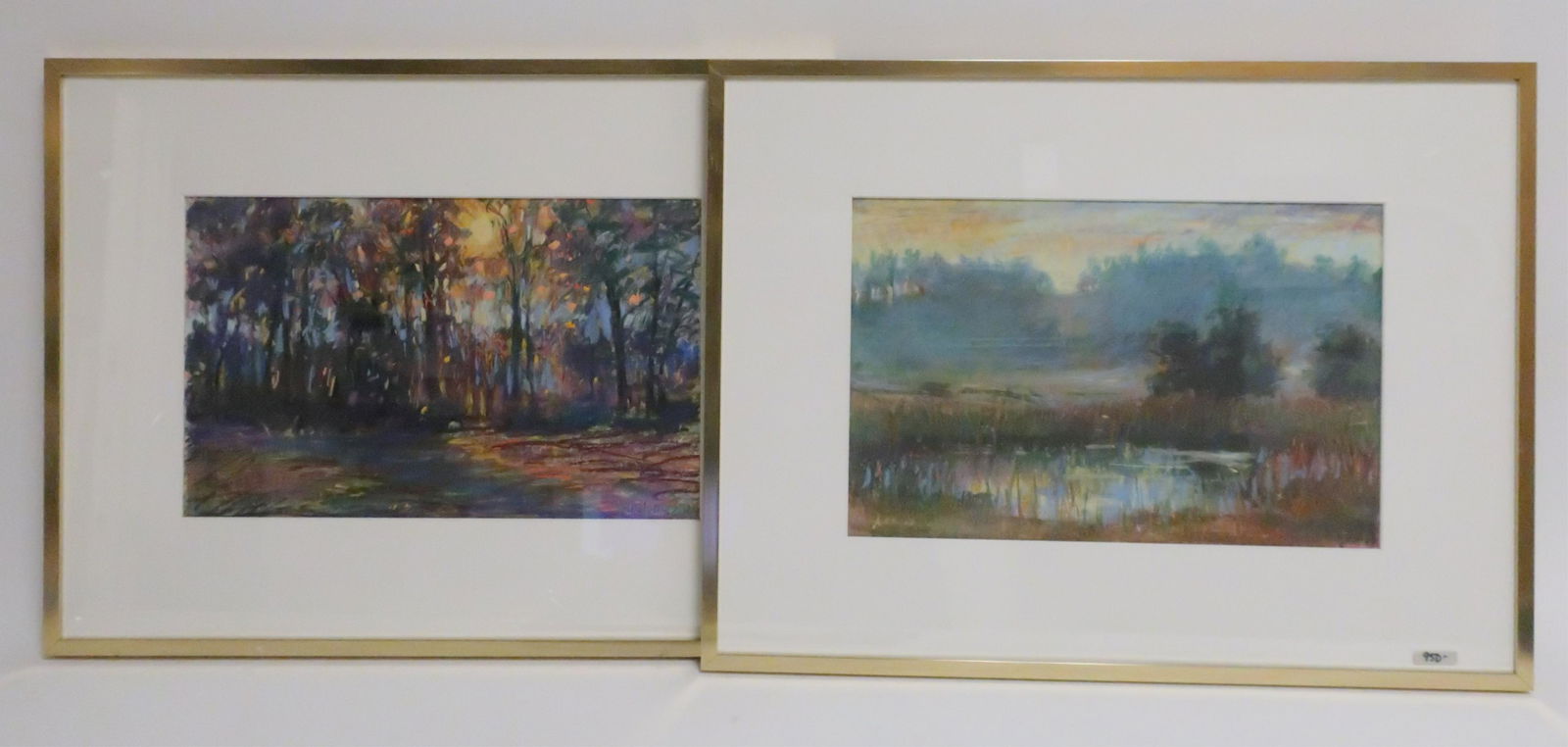 2 Sandra Rubel, Landscapes: w/ Woodland, Pond P/P (1 of 2)