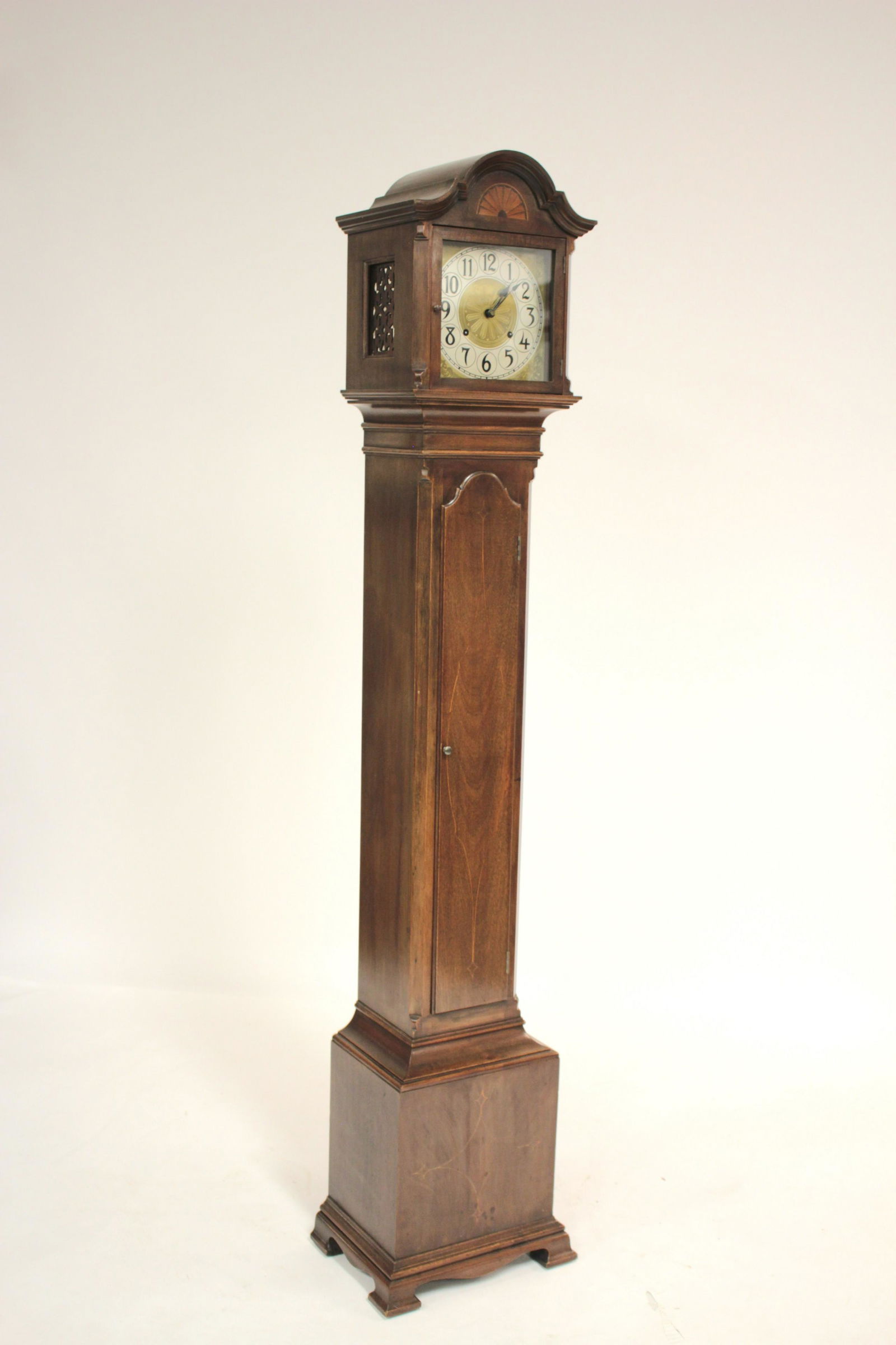 Federal Style Mahogany Tall Case Clock (1 of 4)