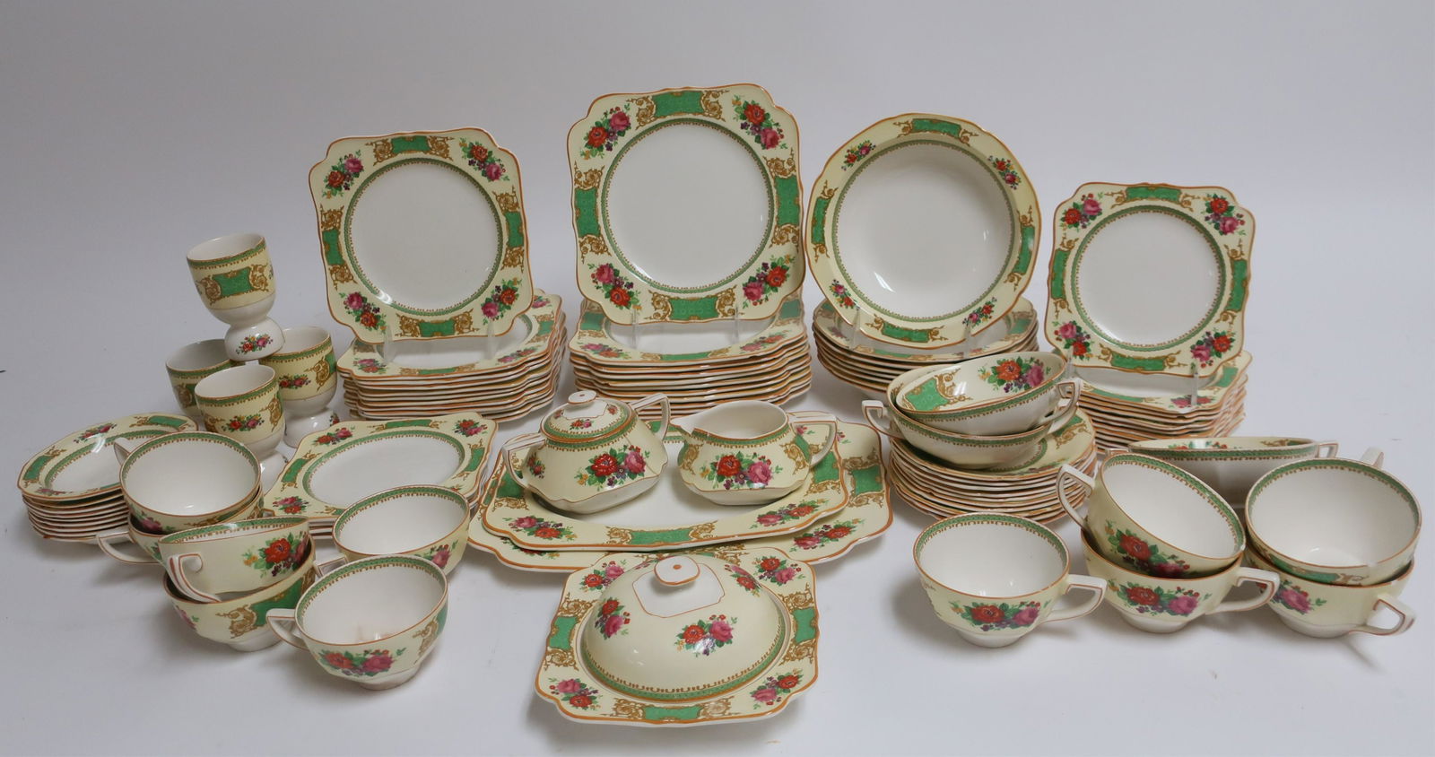 Assorted Crown Ducal Partial Lunch/Dinner Service (1 of 2)