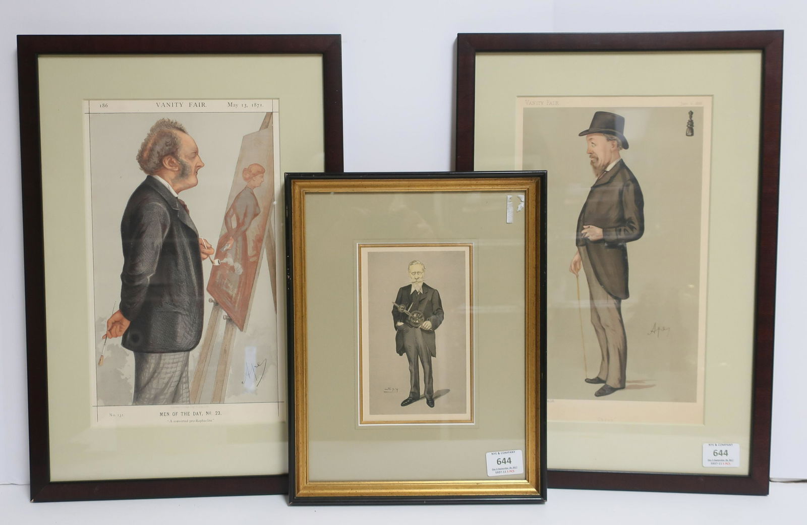 3 Antique Prints, 2 from Vanity Fair (1 of 1)