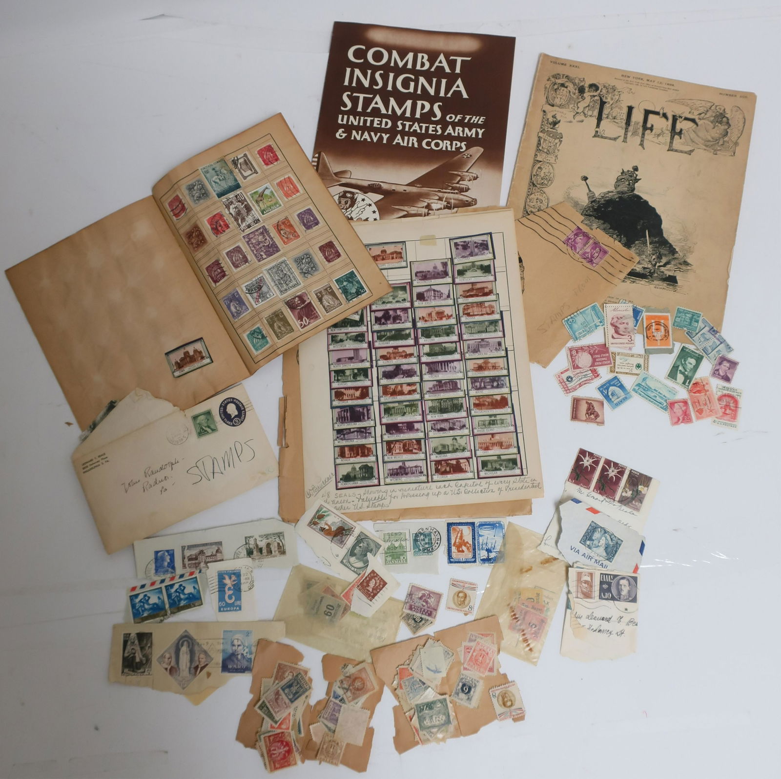 Selection of Stamps, US & Foreign (1 of 1)