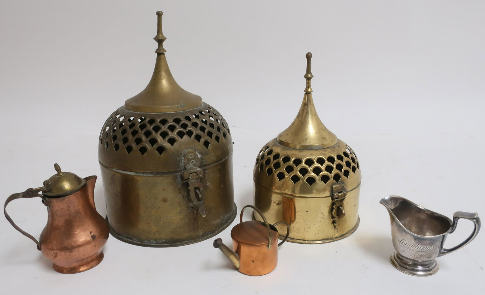 Five Vintage Decorative Metal Items (1 of 2)