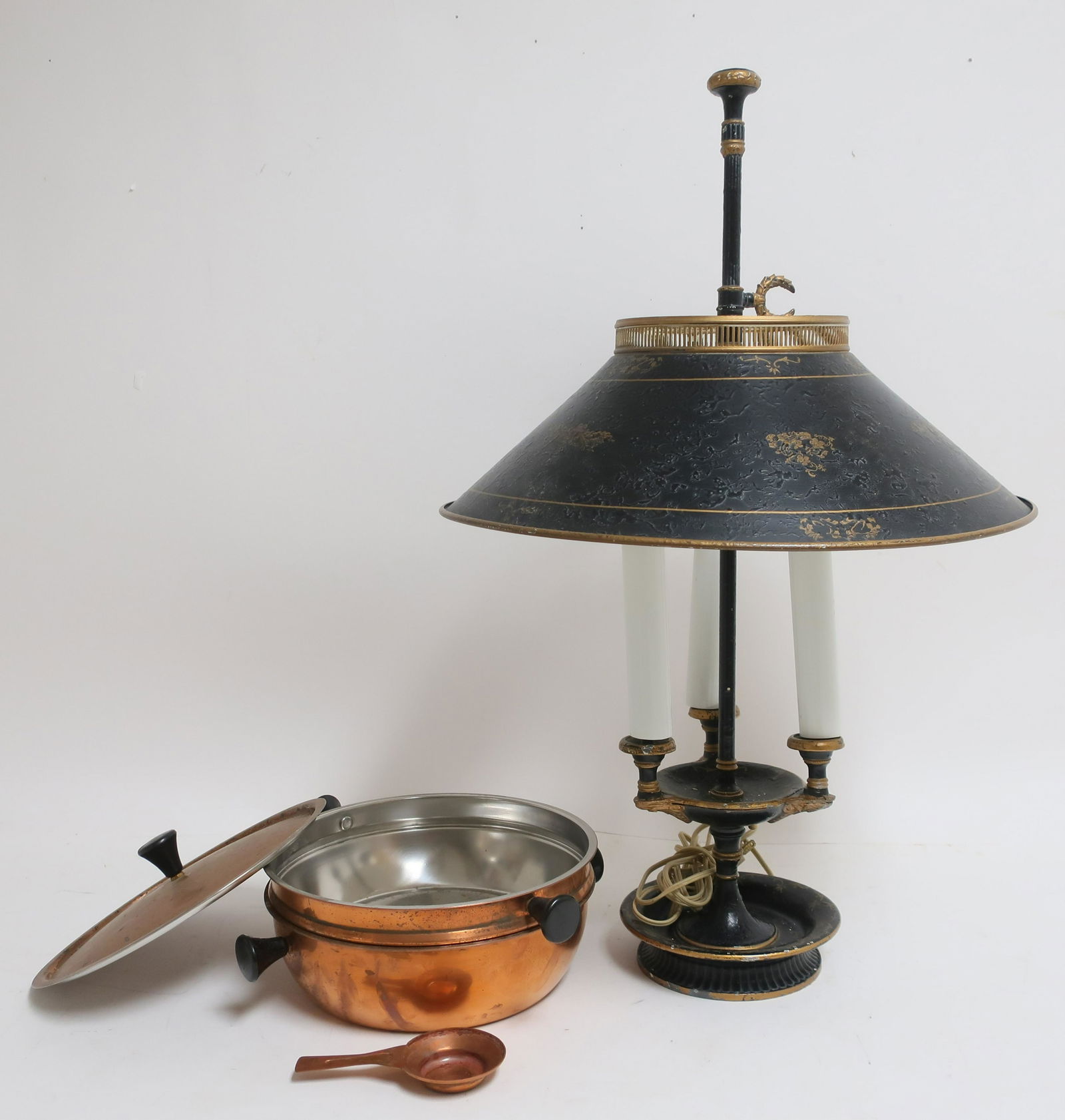 Bouilliotte Lamp & Double Boiler (1 of 1)