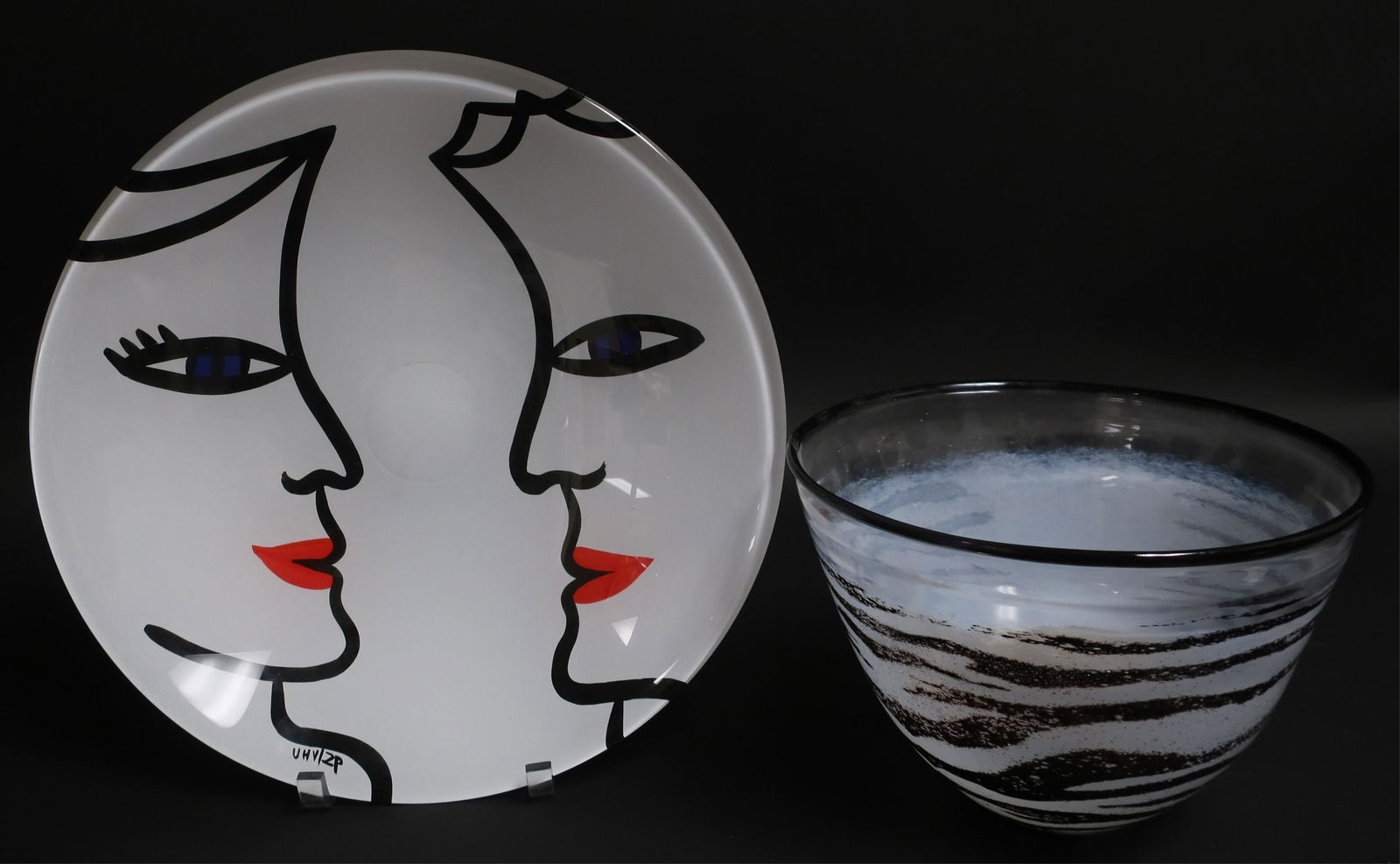 2 Kosta Boda Glass Dishes/Bowls (1 of 1)