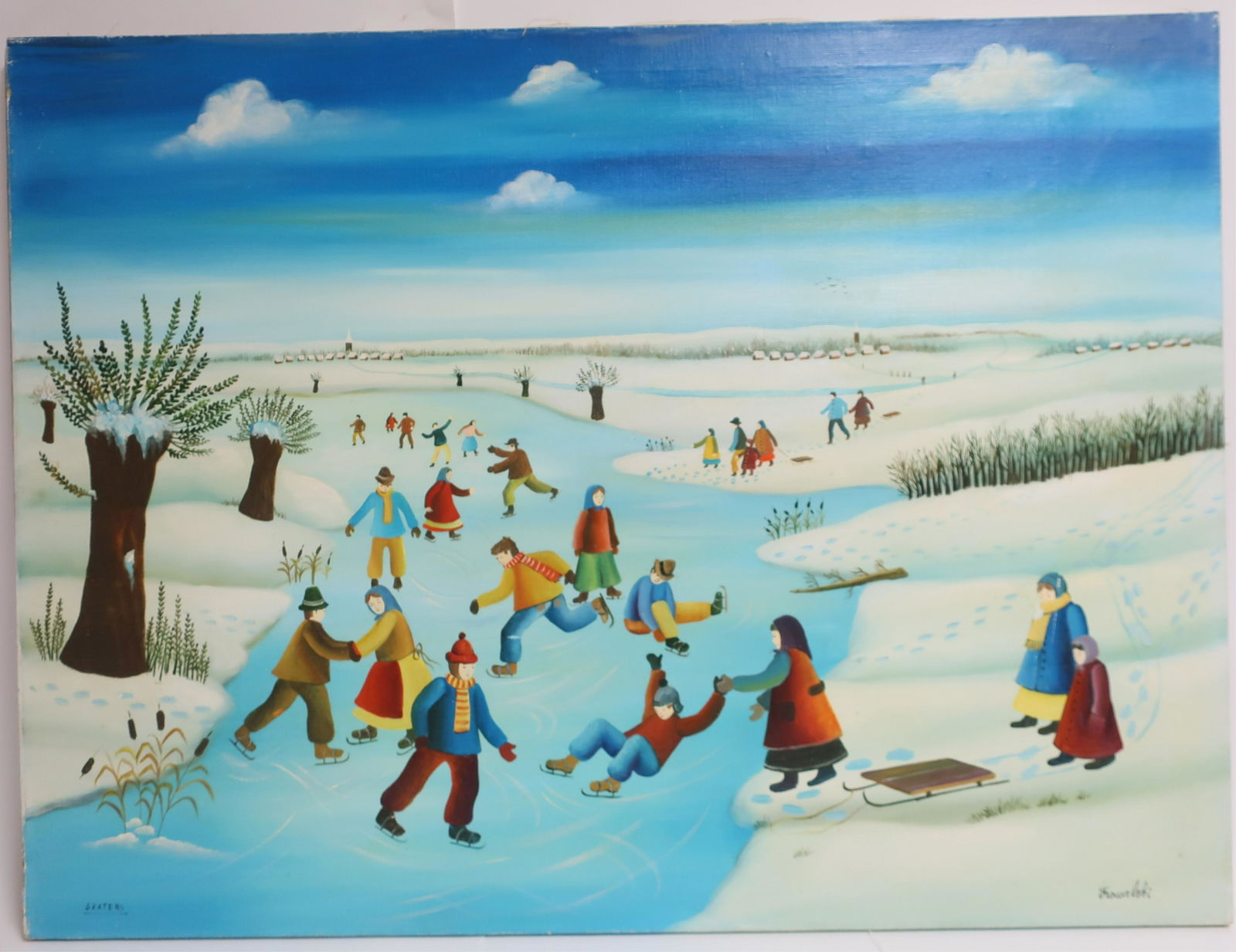 Two Winter Recreation Landscapes O/C (1 of 2)