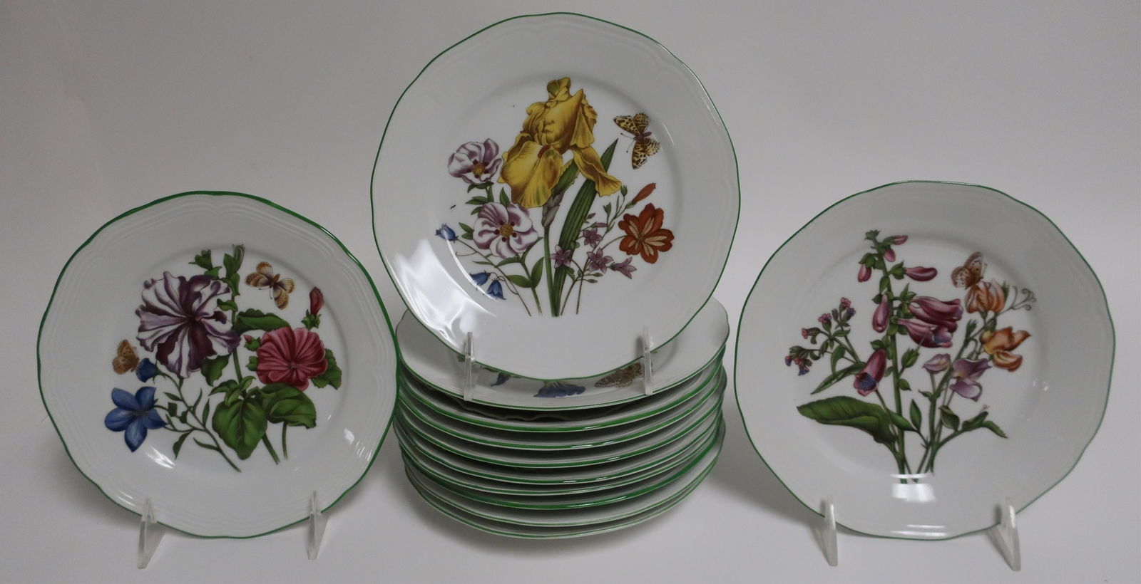 12 Bareuther Porcelain Salad Plates (1 of 1)