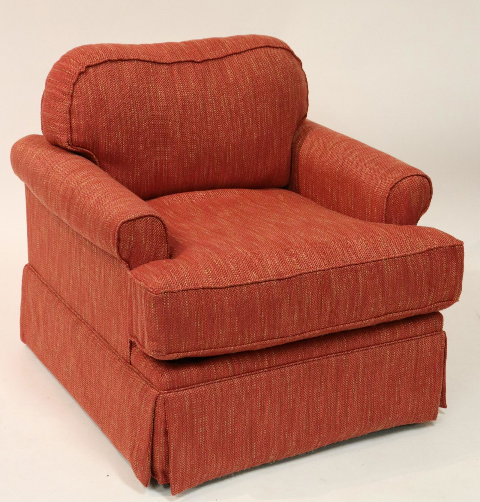 Upholstered English Style Roll Arm Chair (1 of 2)