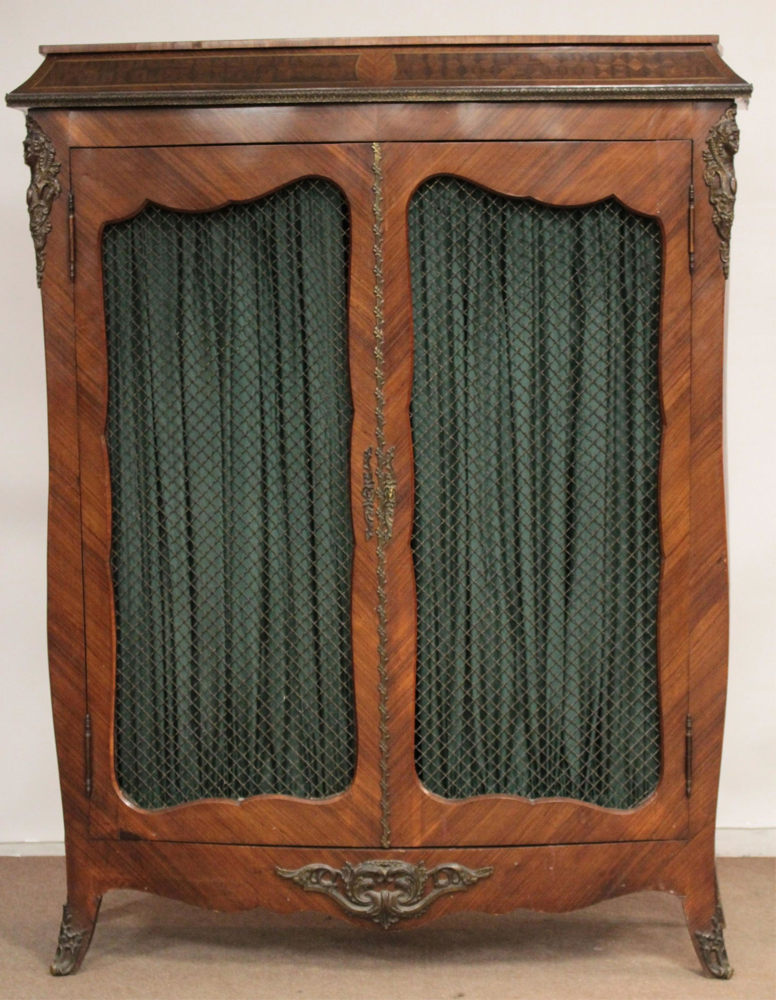 Louis XV Style Bookcase Cabinet (1 of 3)