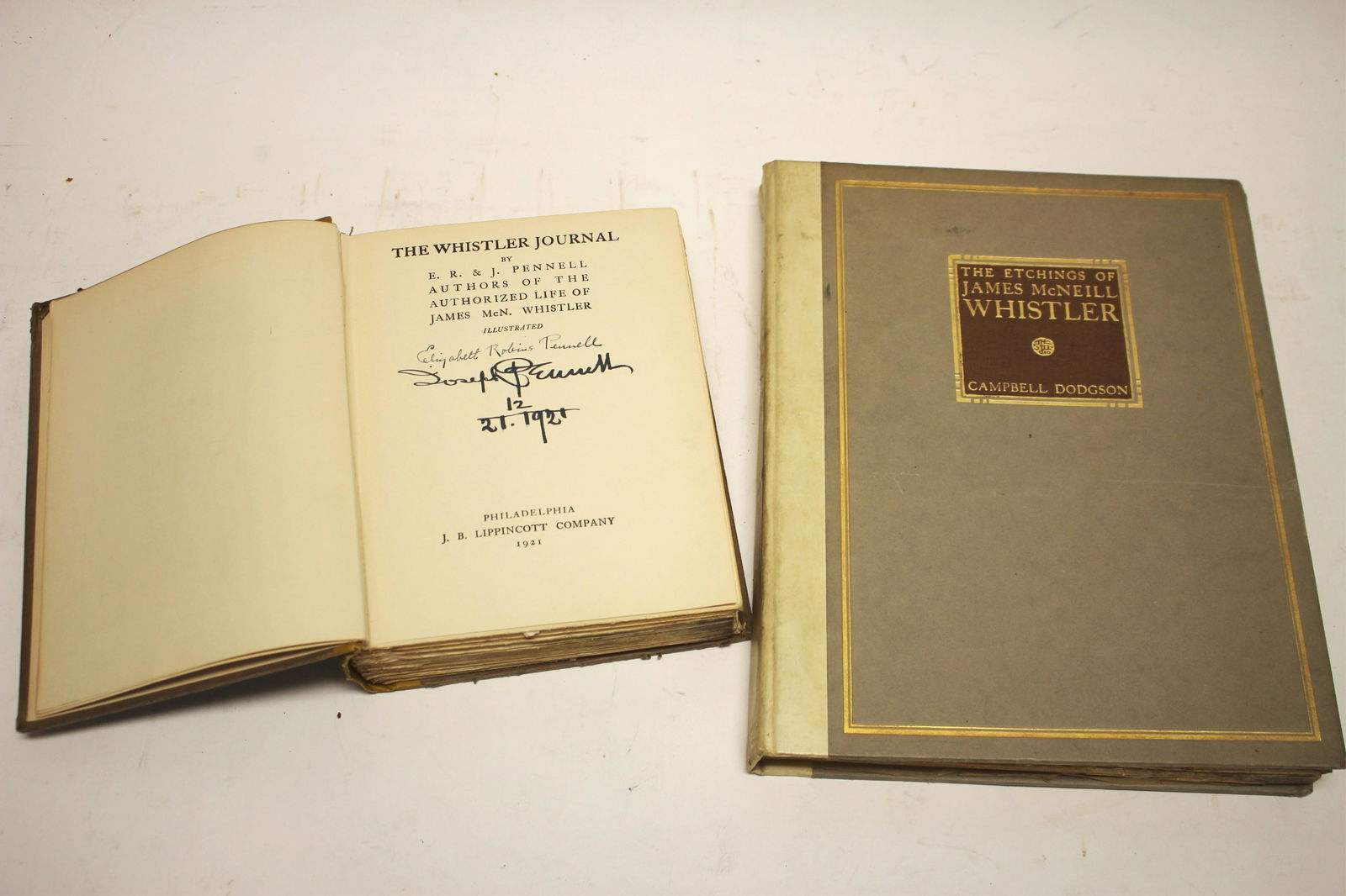 2 Books, 1 Author Signed The Whistler Journal (1 of 7)