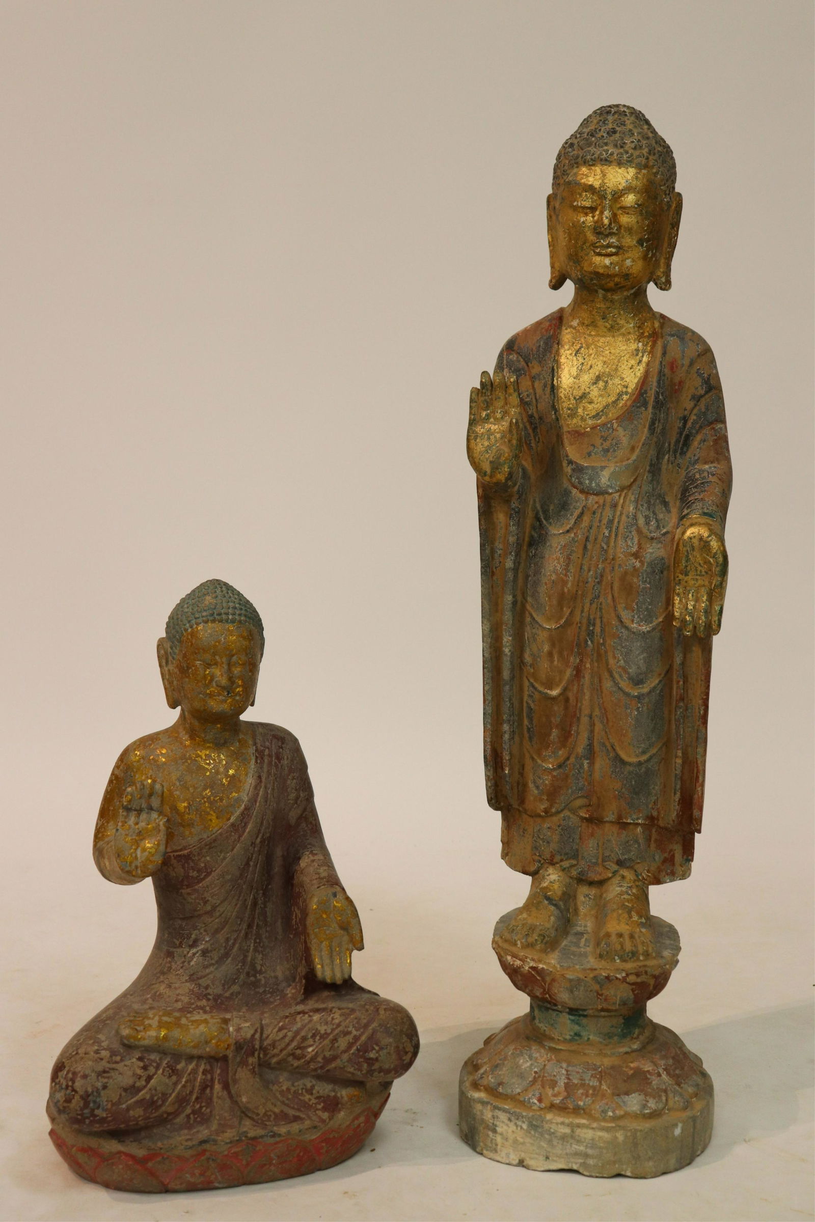 Two Stone Buddha Statues (1 of 7)