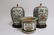 Pair Chinese Rose Medallion Jars & Jardiniere - 2