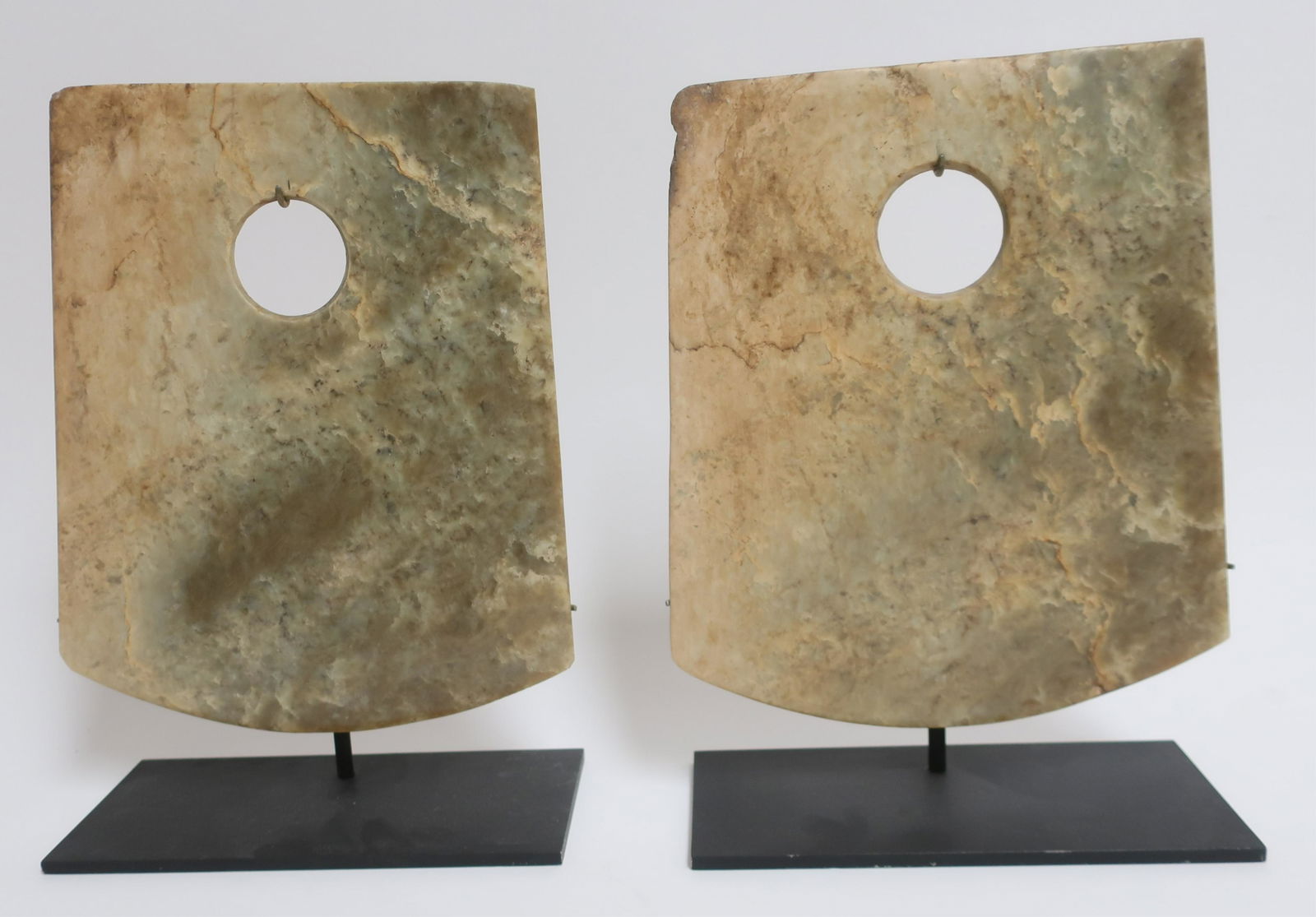 Two Longshan Style Jade Ax Blades (1 of 5)