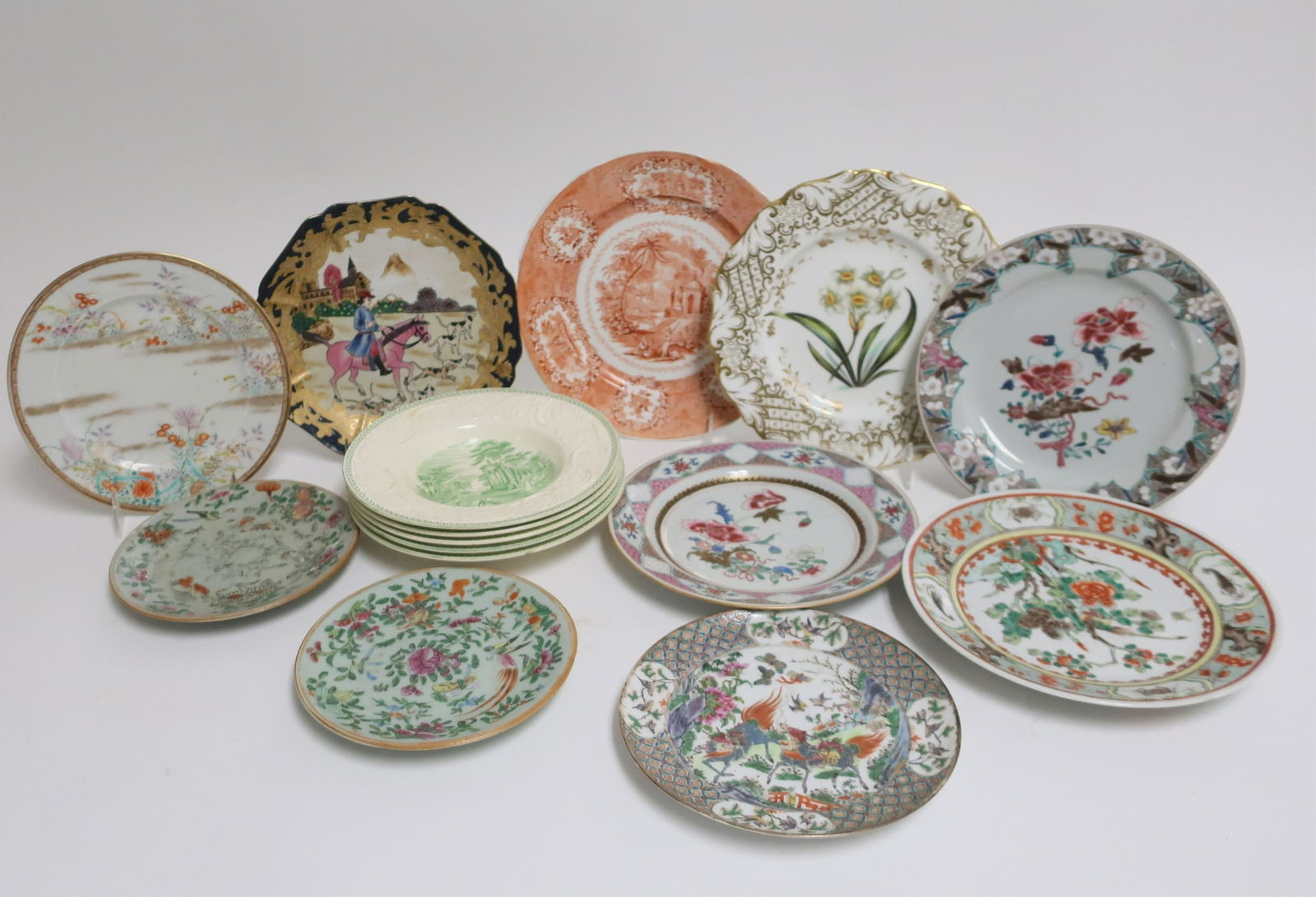15 Chinese & Other Porcelain Plates (1 of 6)