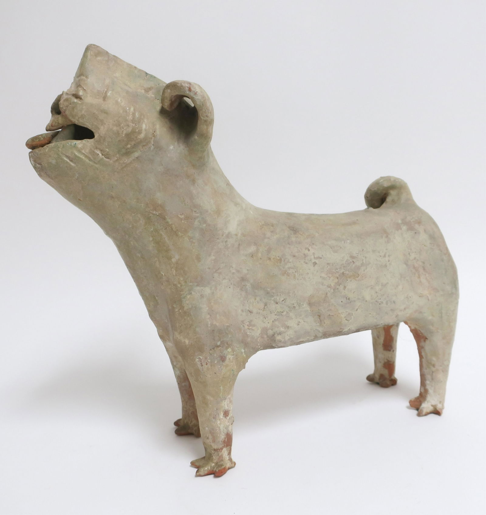 Large Han Dynasty Pottery Dog (1 of 6)