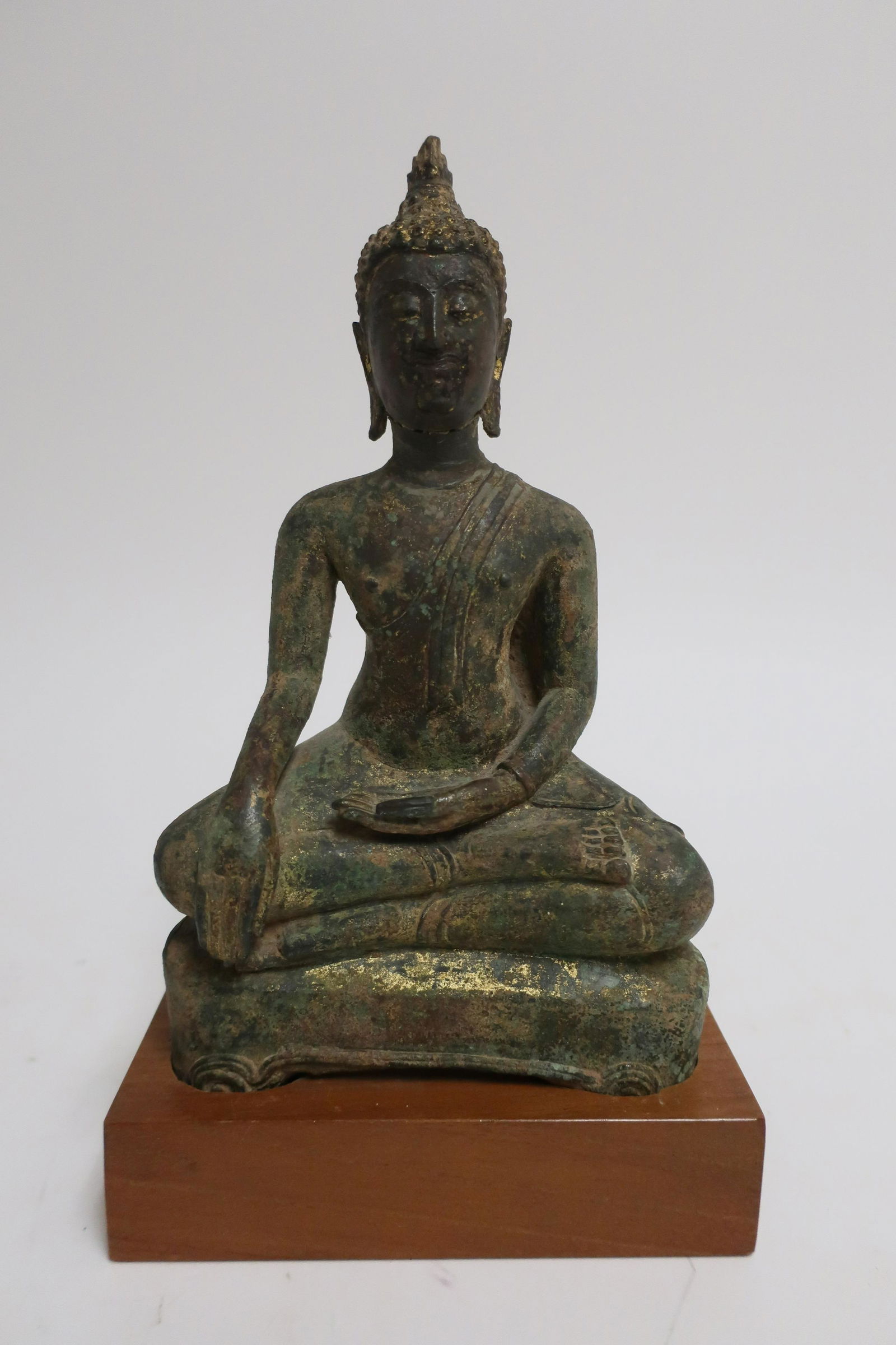Ayutthaya Period Bronze Clad Terracotta Deity (1 of 6)