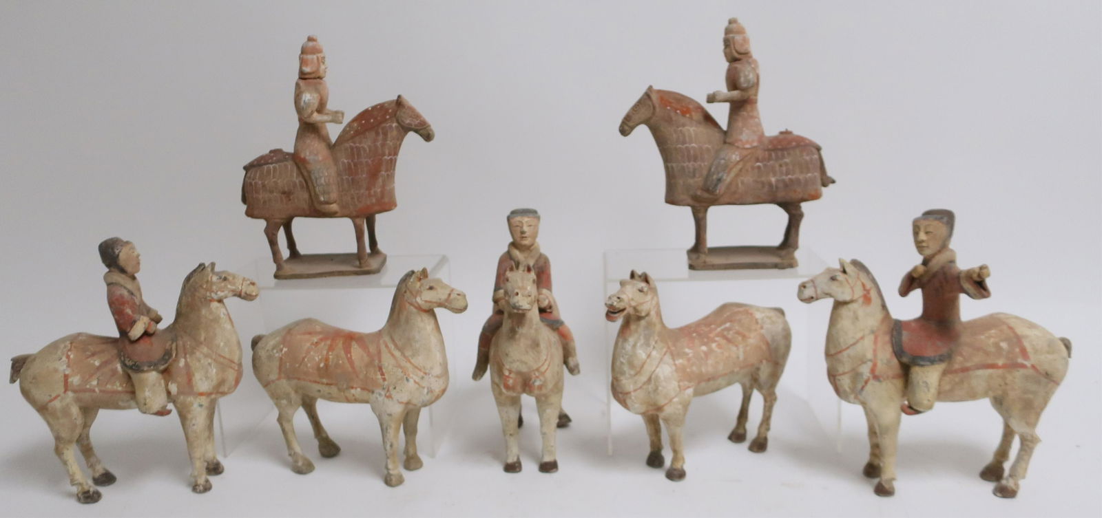 Collection of Han Style Equestrian Figures (1 of 6)
