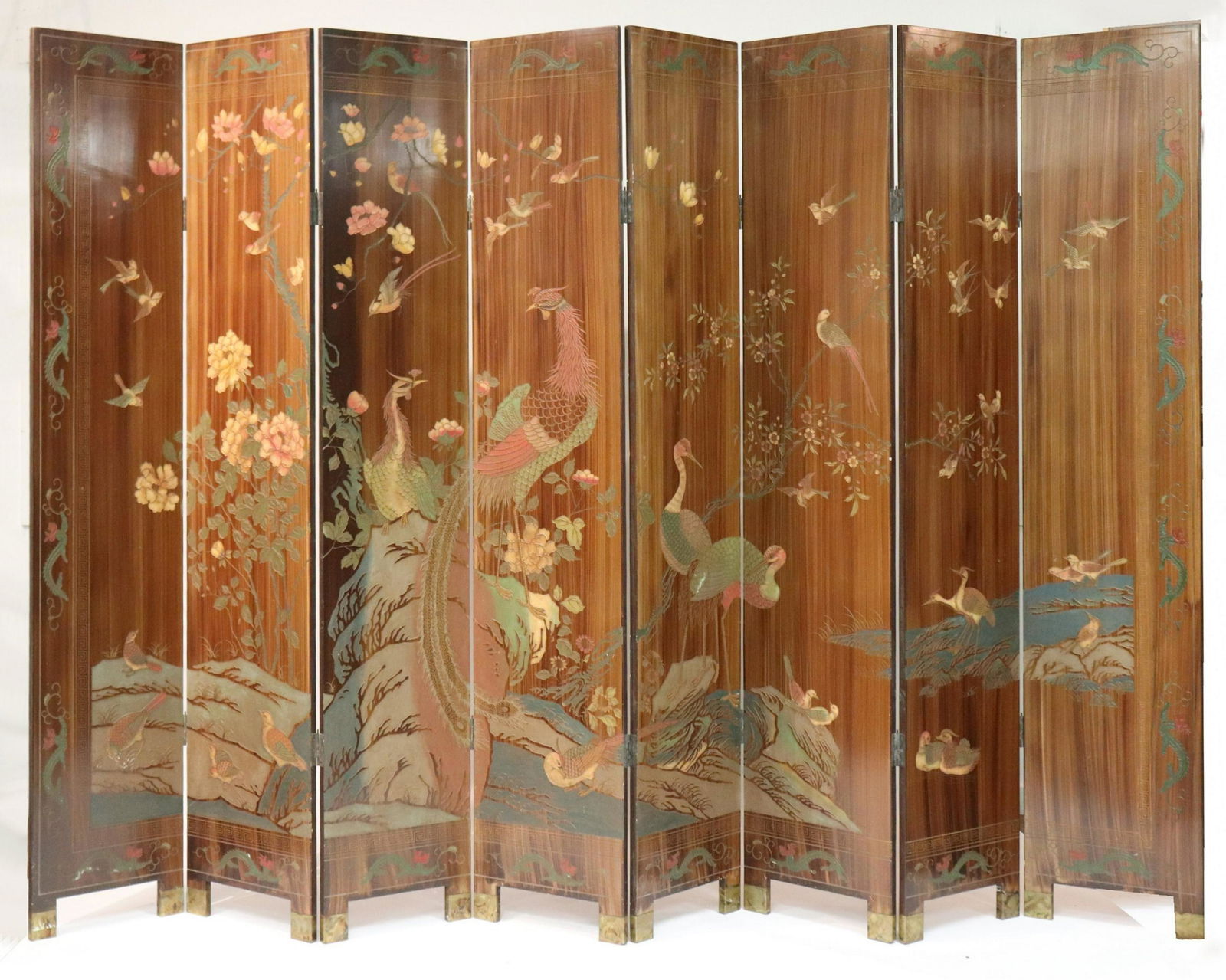 Chinese Style 8-Panel Coromandel Screen (1 of 7)